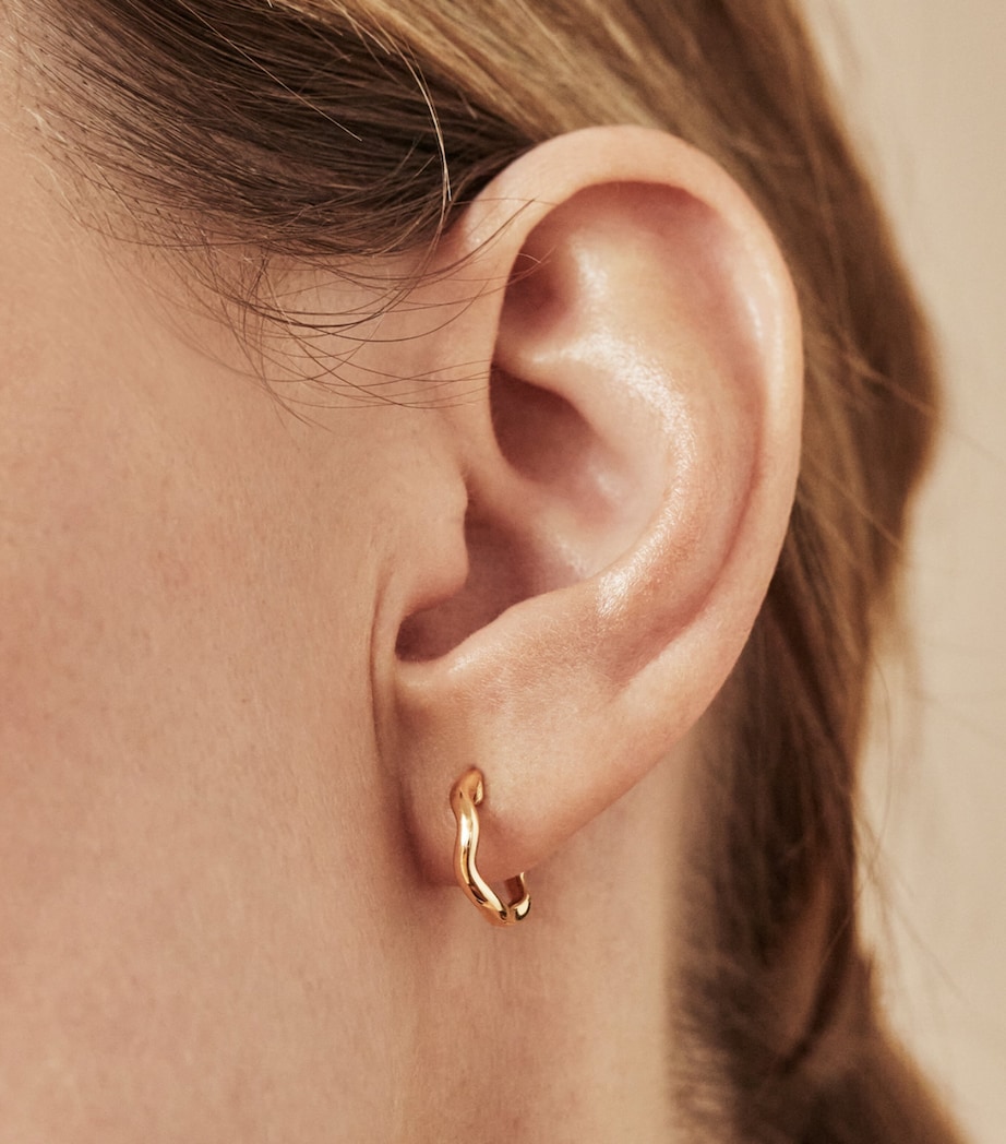 Annoushka Yellow Gold Whoopsie Daisy Small Hoop Earrings Image 2