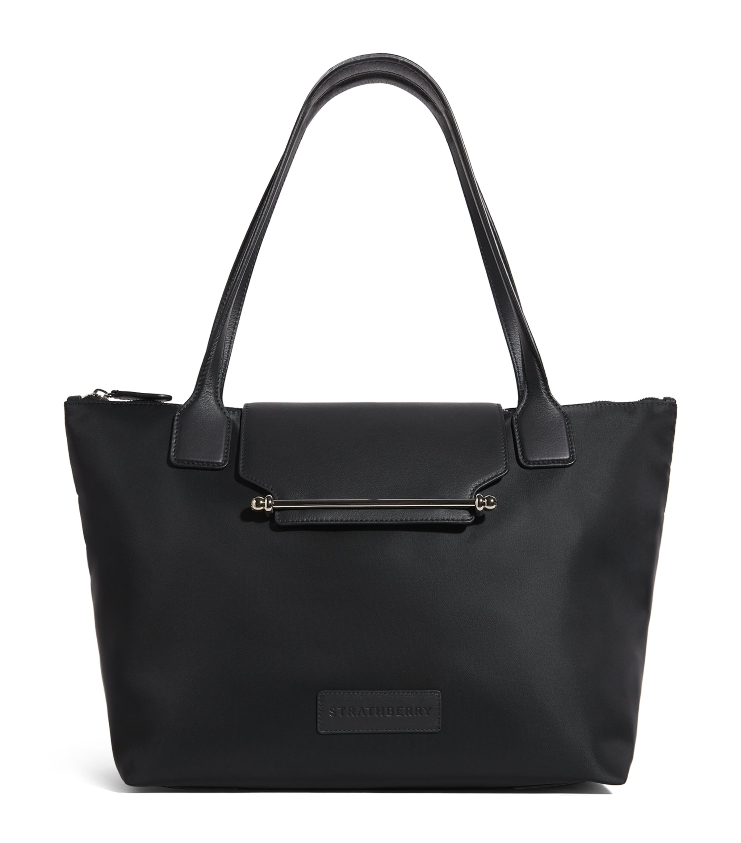 Strathberry Nylon Tote Bag Black Image 1