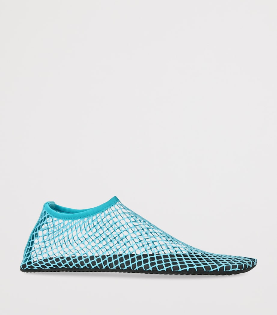 Mesh Water Ballet Flats TEAL Image 3