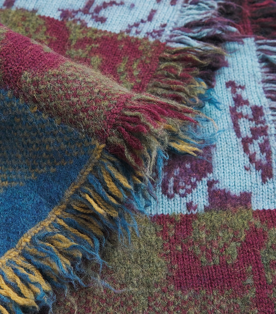 DRIES VAN NOTEN Wool-Blend Patchwork Scarf Image 4