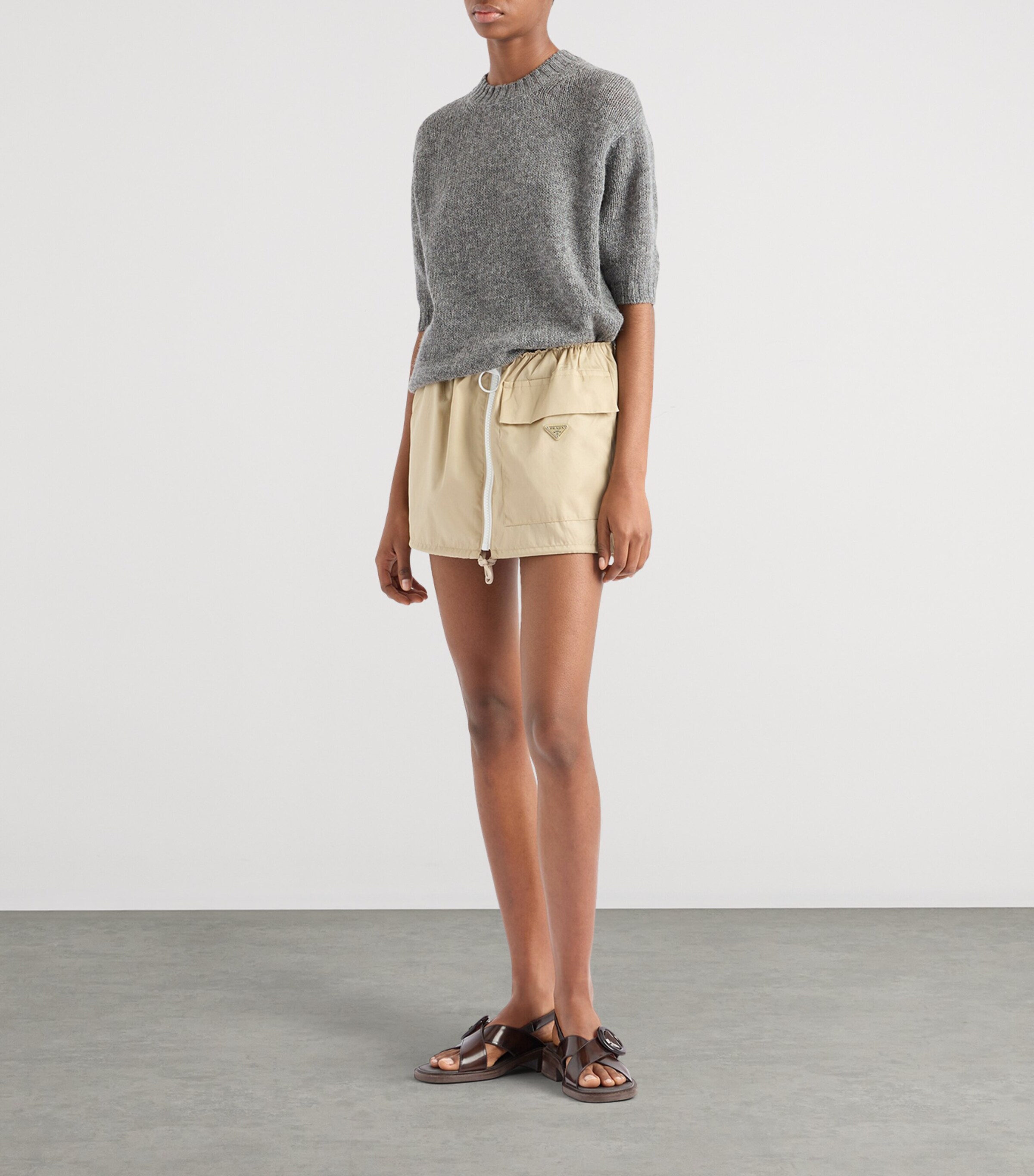 Re-Nylon Mini Skirt F0FHI Image 2