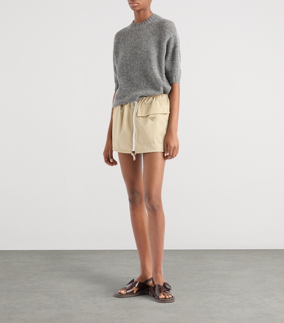 Re-Nylon Mini Skirt F0FHI Image 2