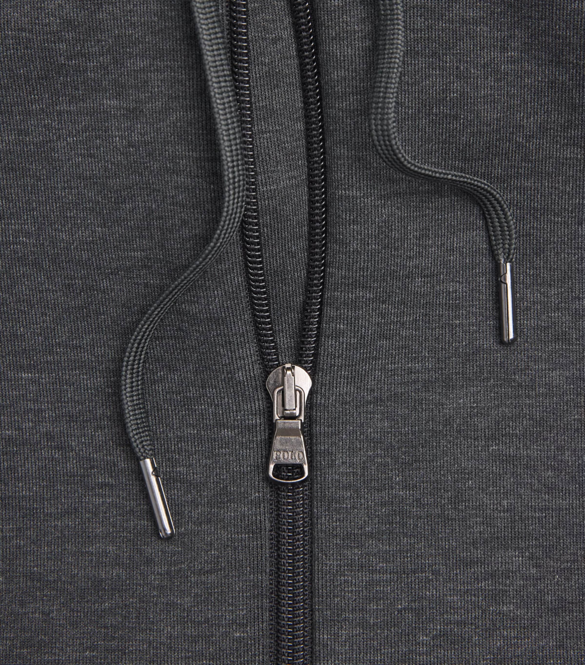 Polo Ralph Lauren Mens Polo Pony Zip-Up Hoodie Windsor Hther Image 6