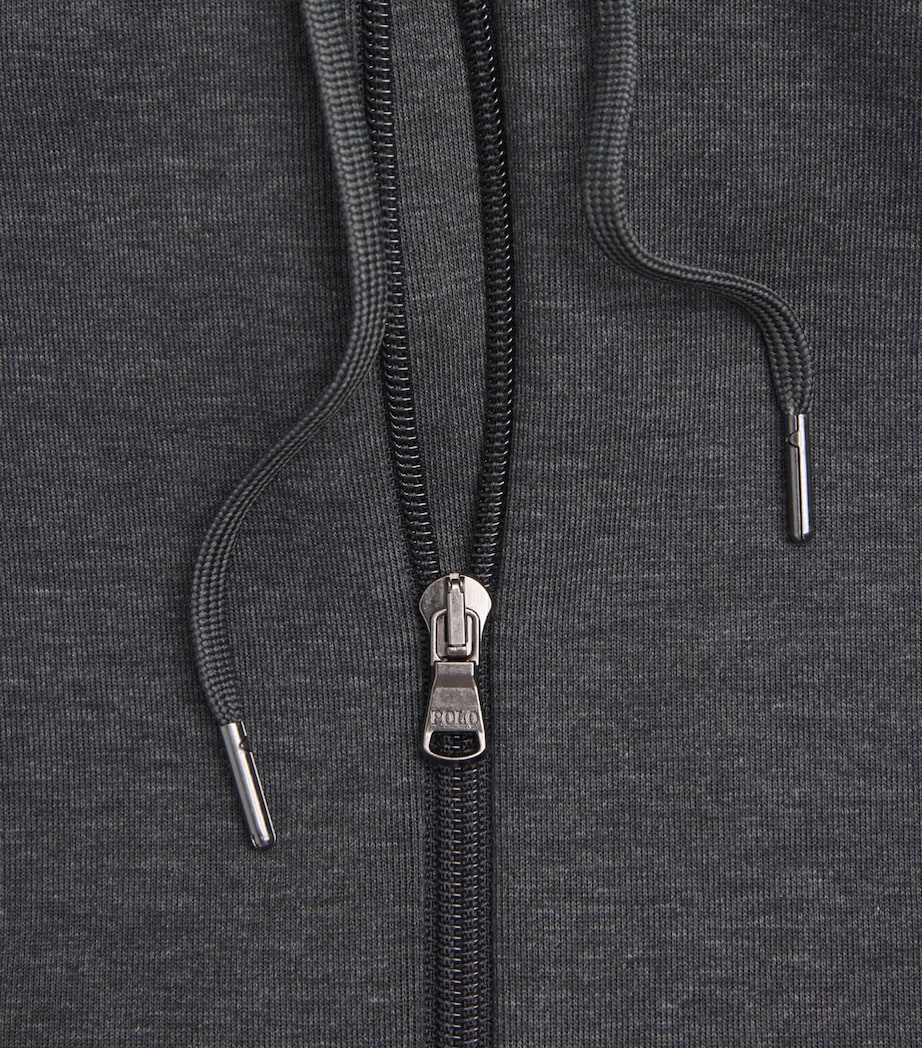 Polo Ralph Lauren Mens Polo Pony Zip-Up Hoodie Windsor Hther Image 6