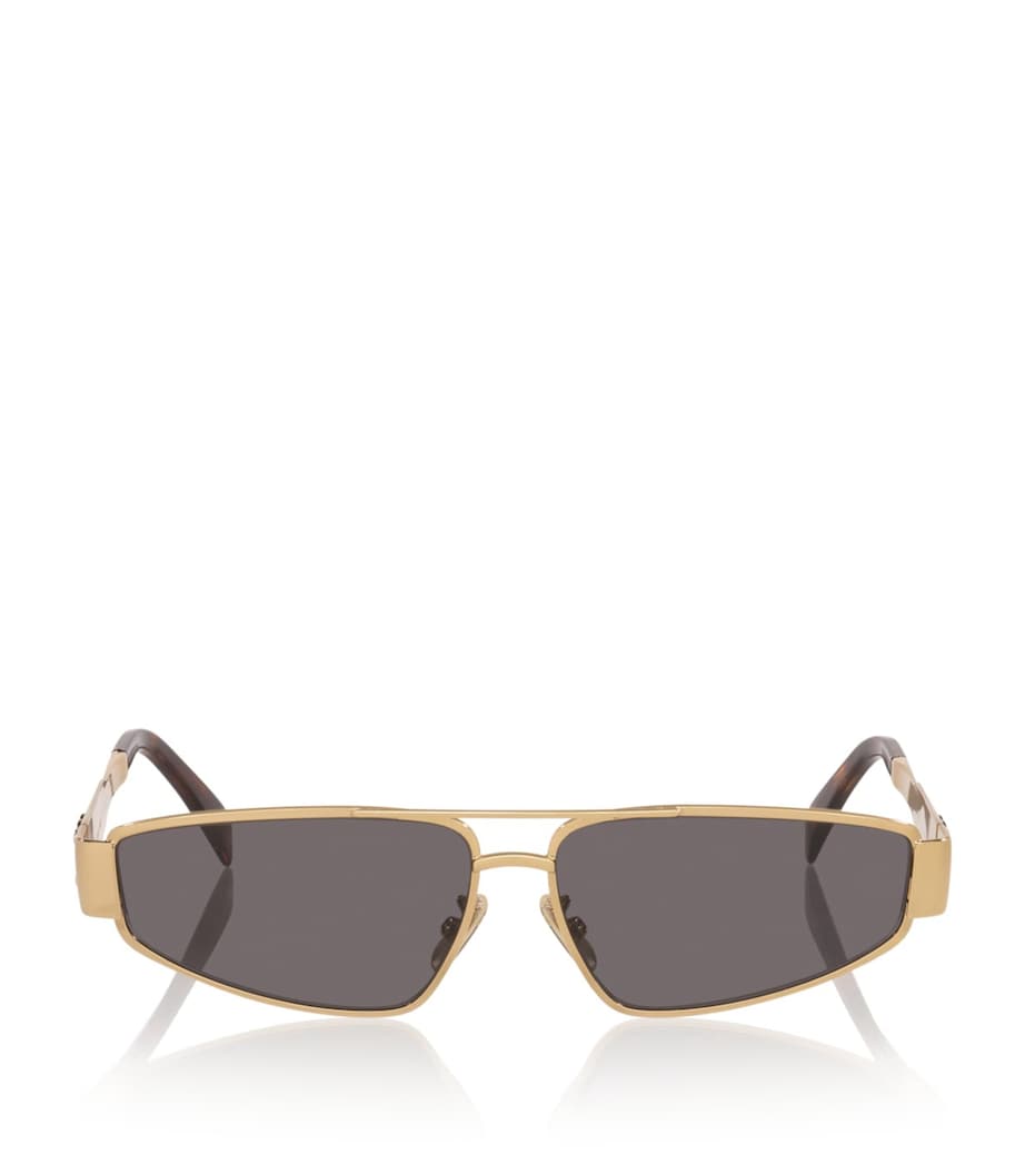Celine Metal Triomphe Irregular Sunglasses Yellow Image 1