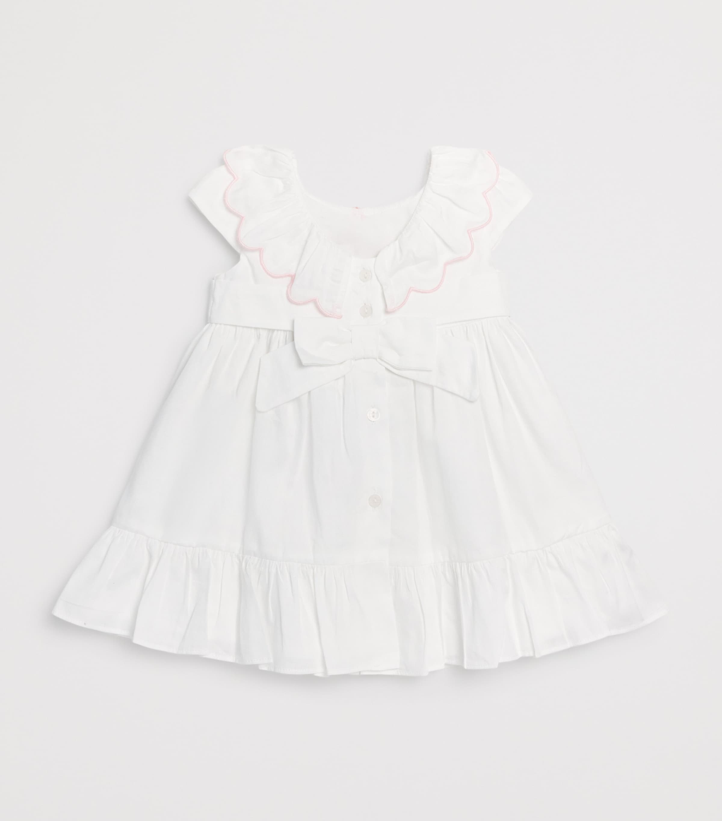 Cotton Floral Liberty Dress (6 Months-4 Years) ECRU Image 2