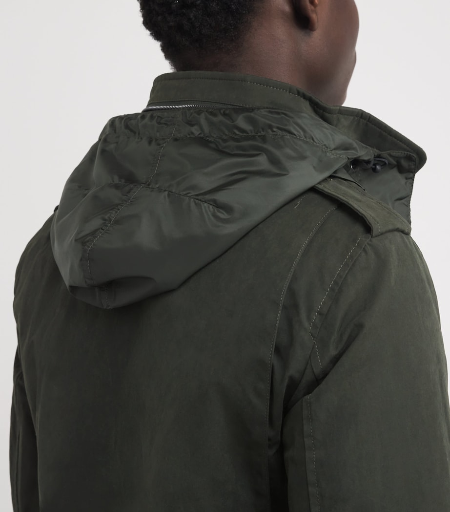 Canvas Water-Resistant Field Jacket 01017 - VERDONEGREEN Image 6