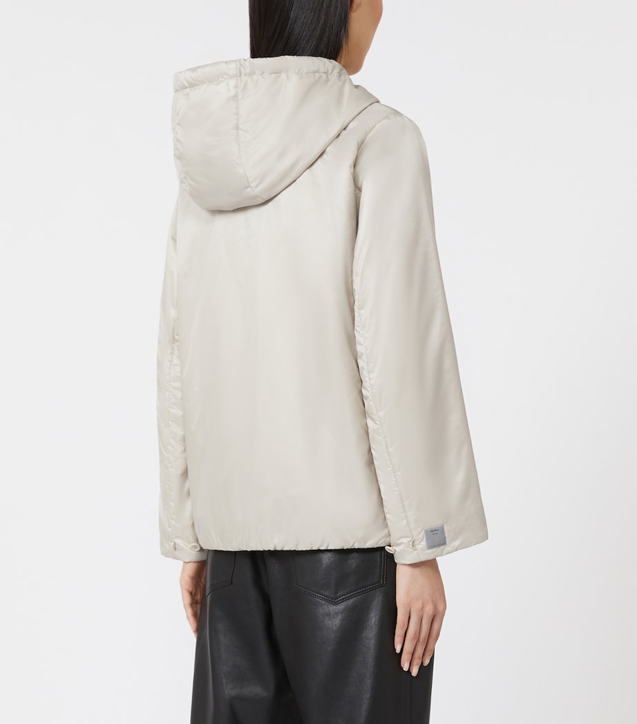 Water-Repellent Padded Jacket BEIGE Image 4