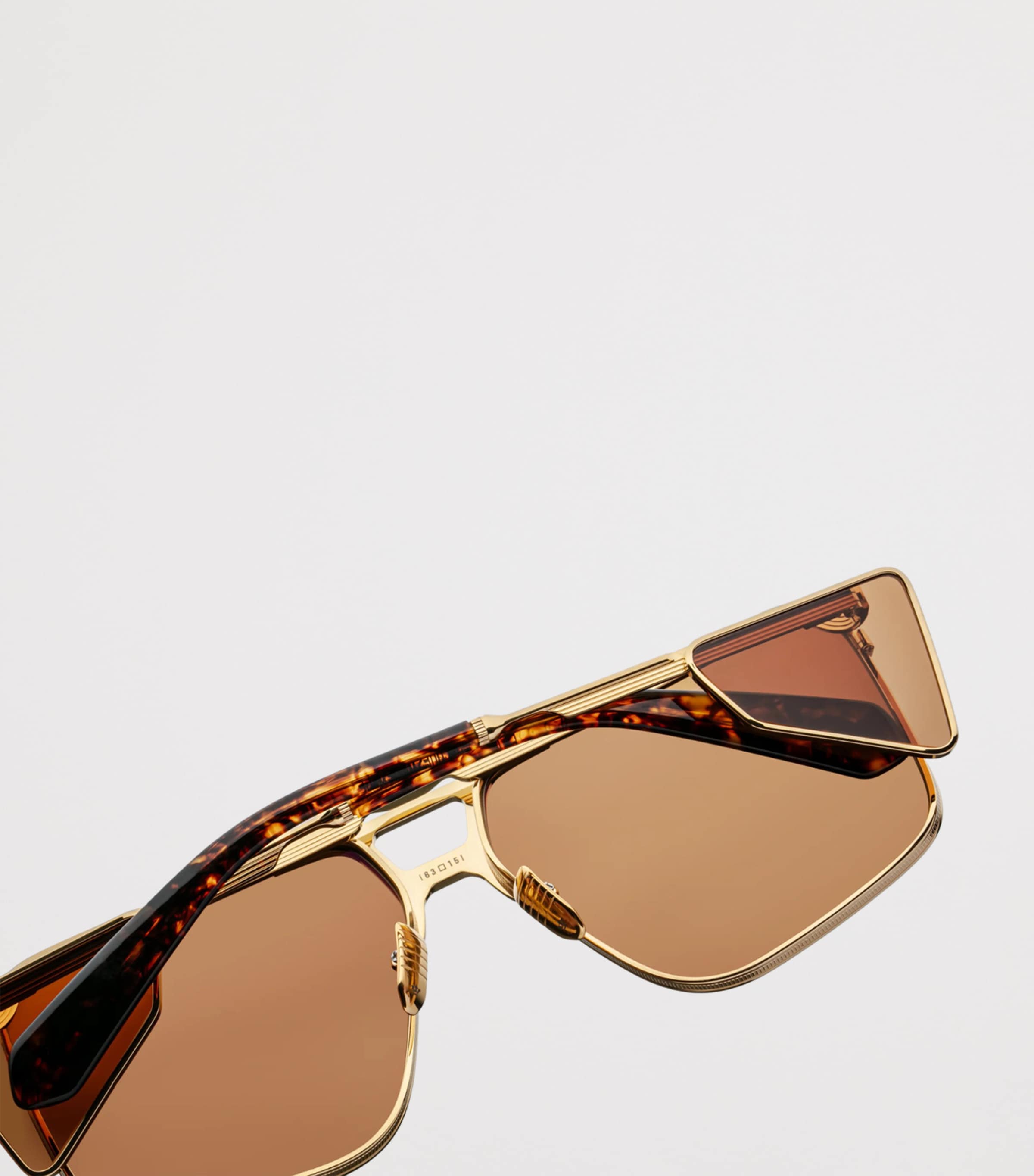 Jacques Marie Mage Gold Titanium Assen Sunglasses | Harrods US