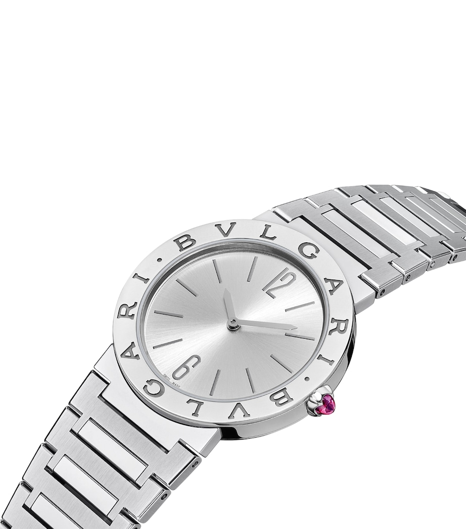 Stainless Steel BVLGARI BVLGARI Lady Watch 33mm GREY Image 2