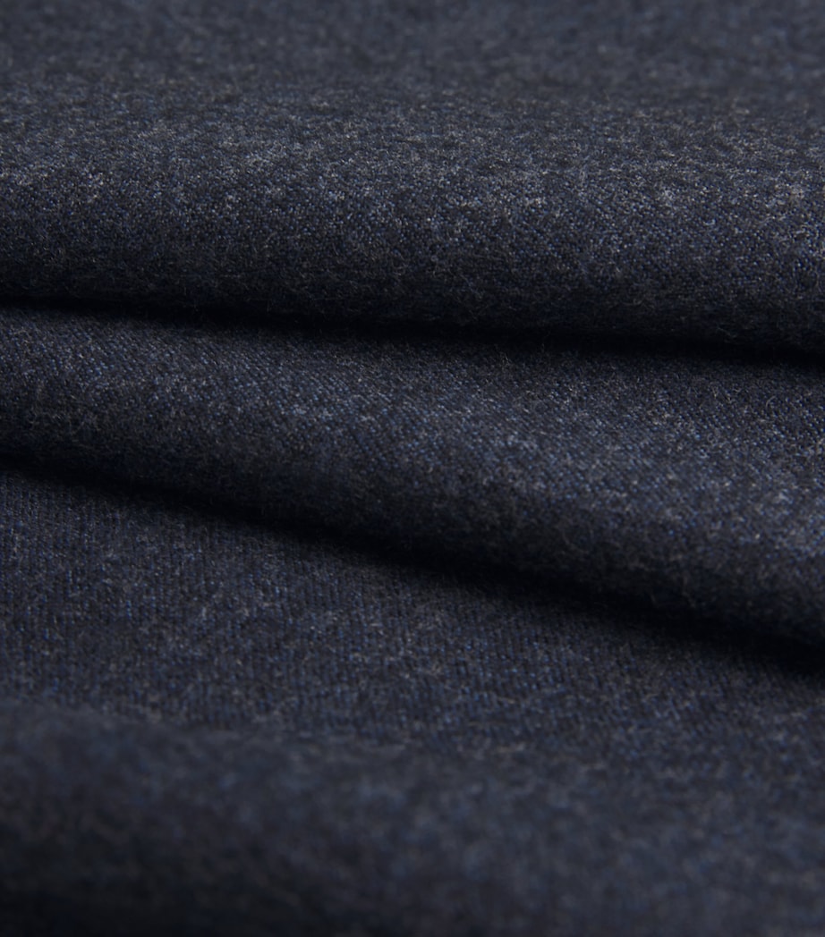 Wool Drawstring Straight Trousers 303 Image 4