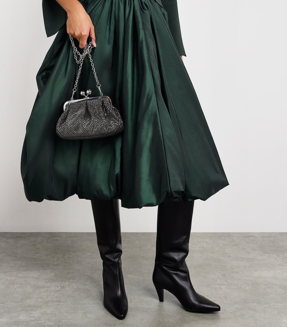 Medium Embellished Pasticcino Clutch Bag BLACK Image 2