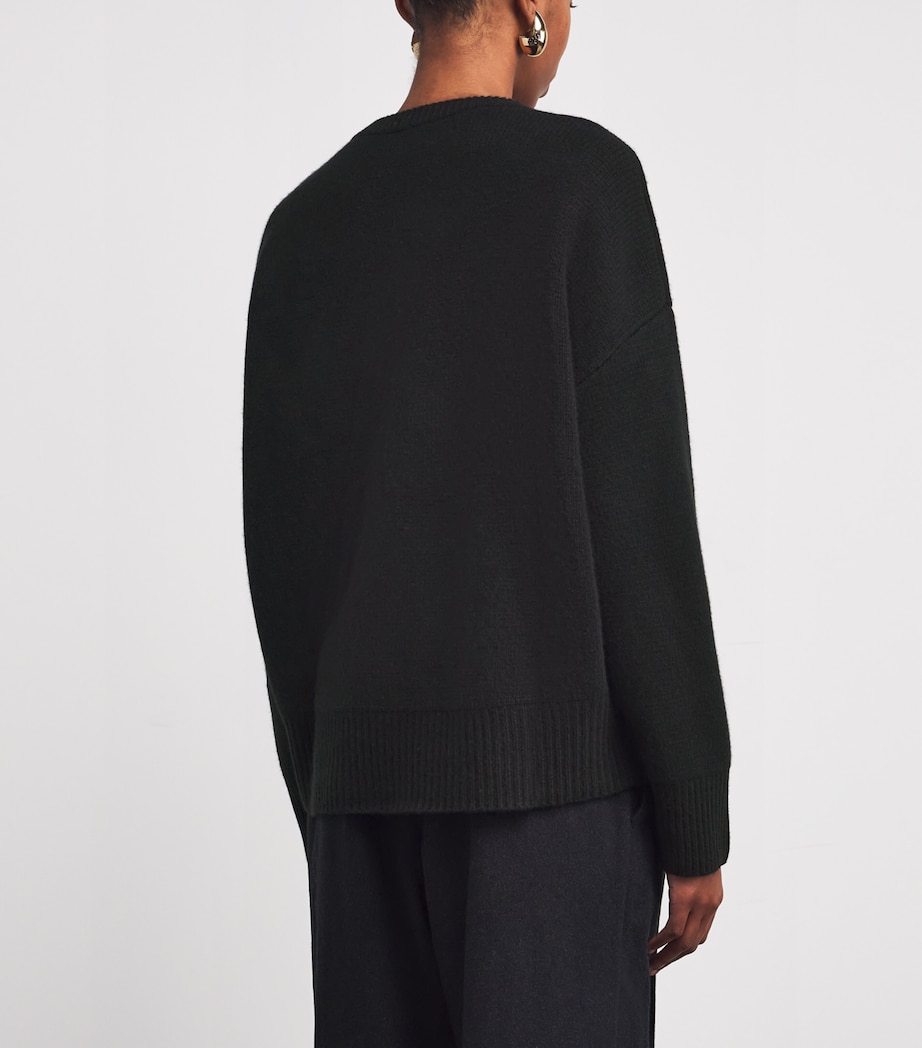 Cashmere Royan Sweater BLACK Image 4