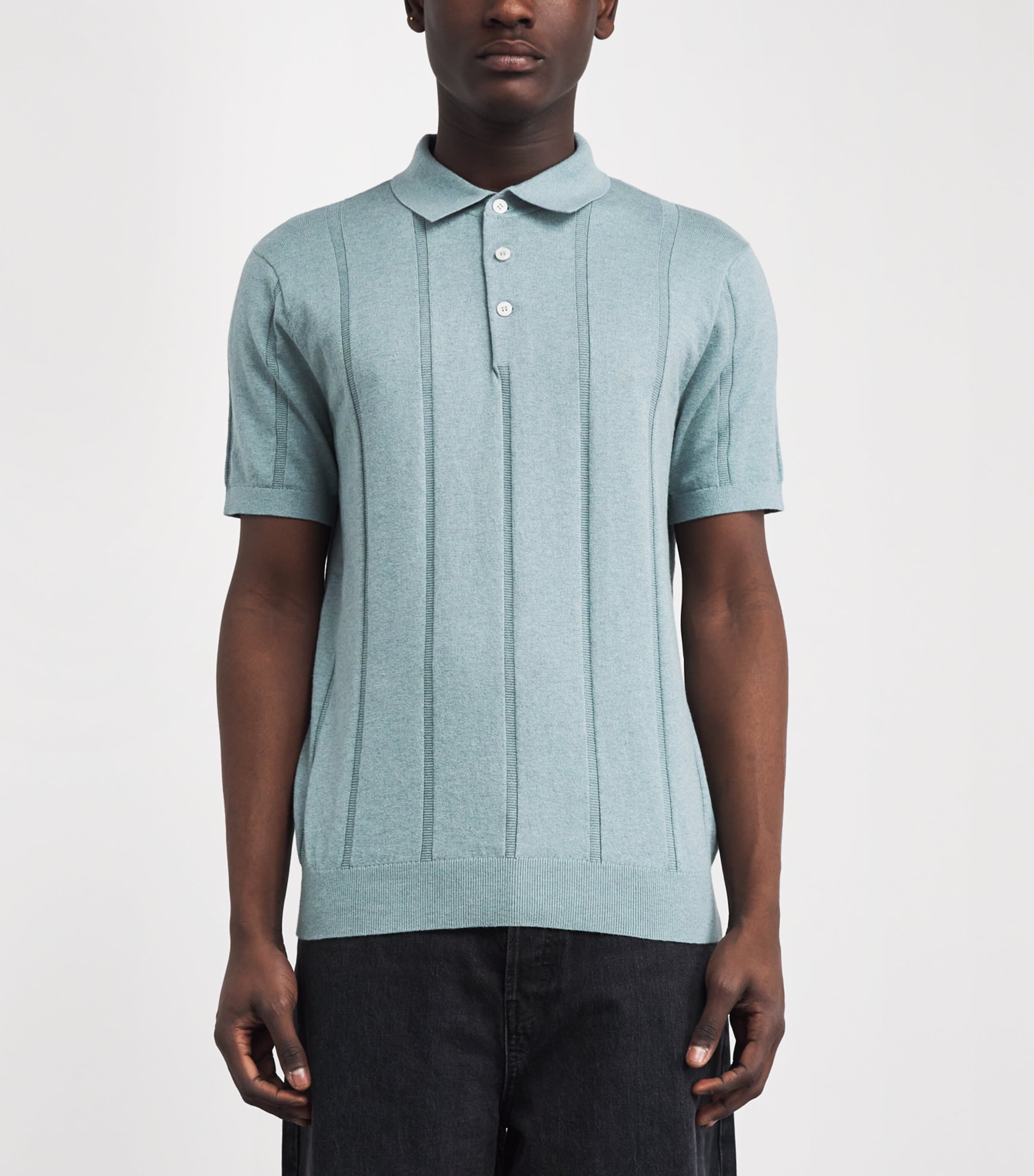 Cotton Wellburn Polo Shirt SLATEBU64 Image 3