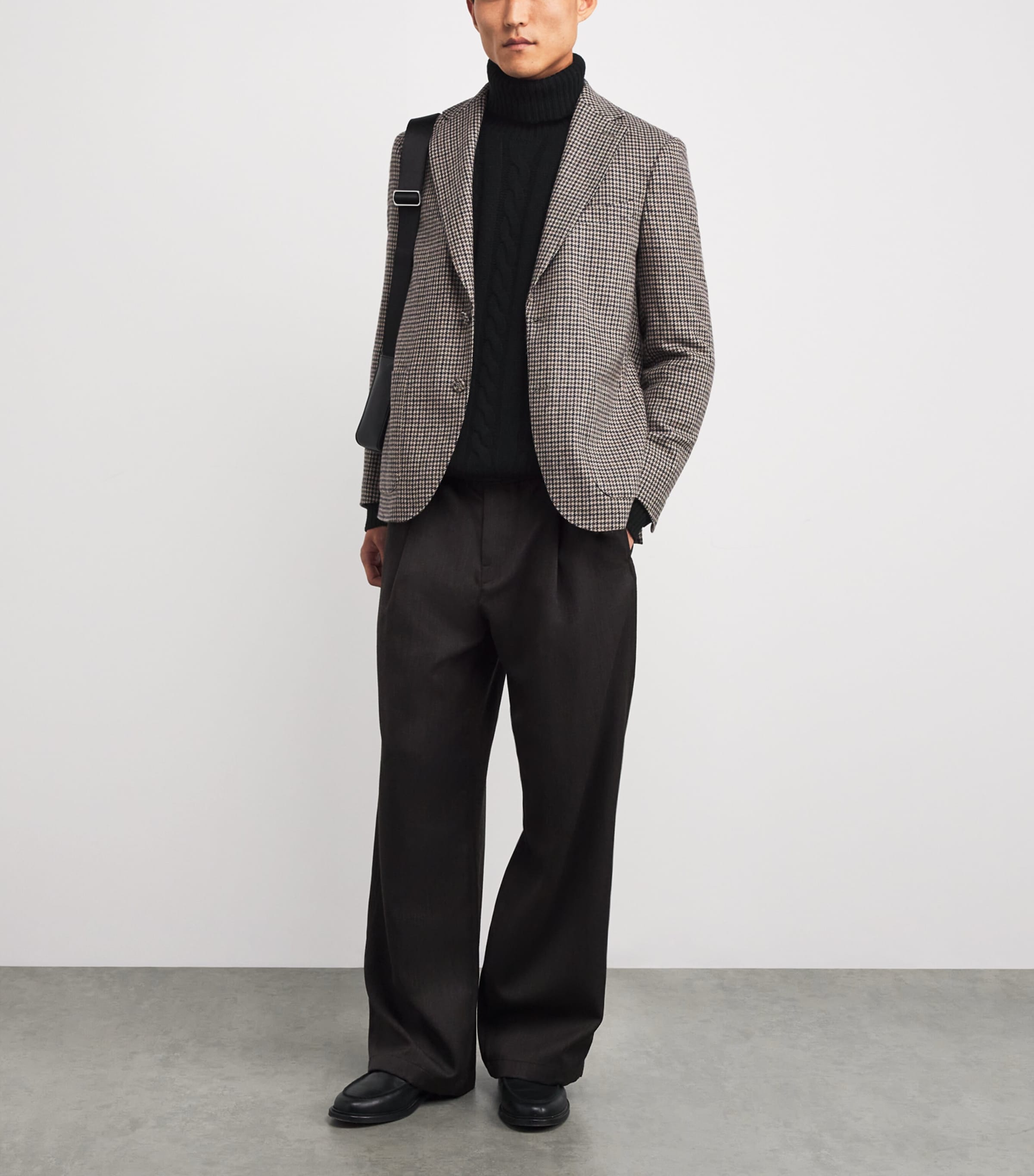 Polo Ralph Lauren Wool-cashmere Rollneck Sweater In Black
