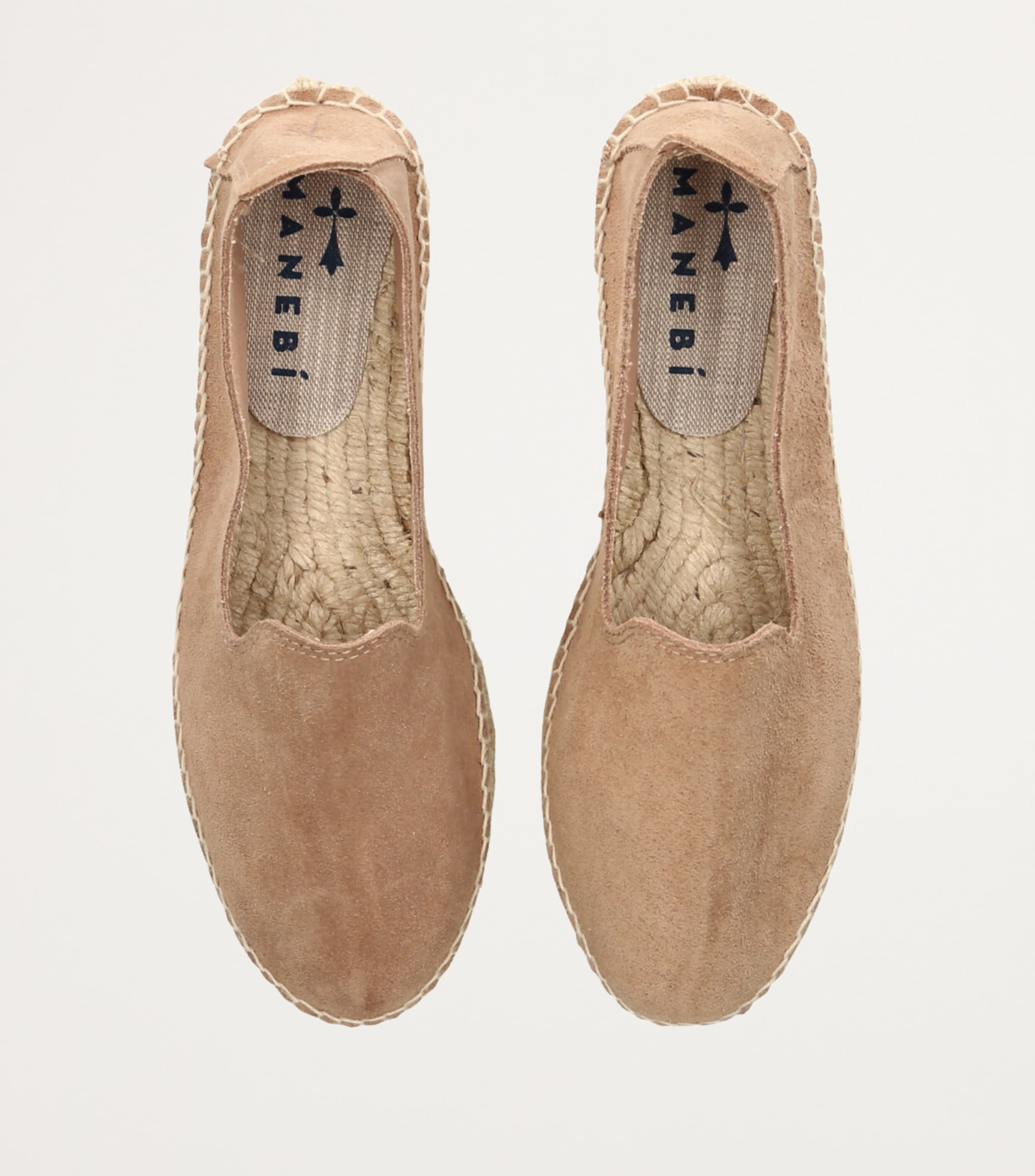 Suede Hamptons Espadrilles 40 TAUPE Image 4