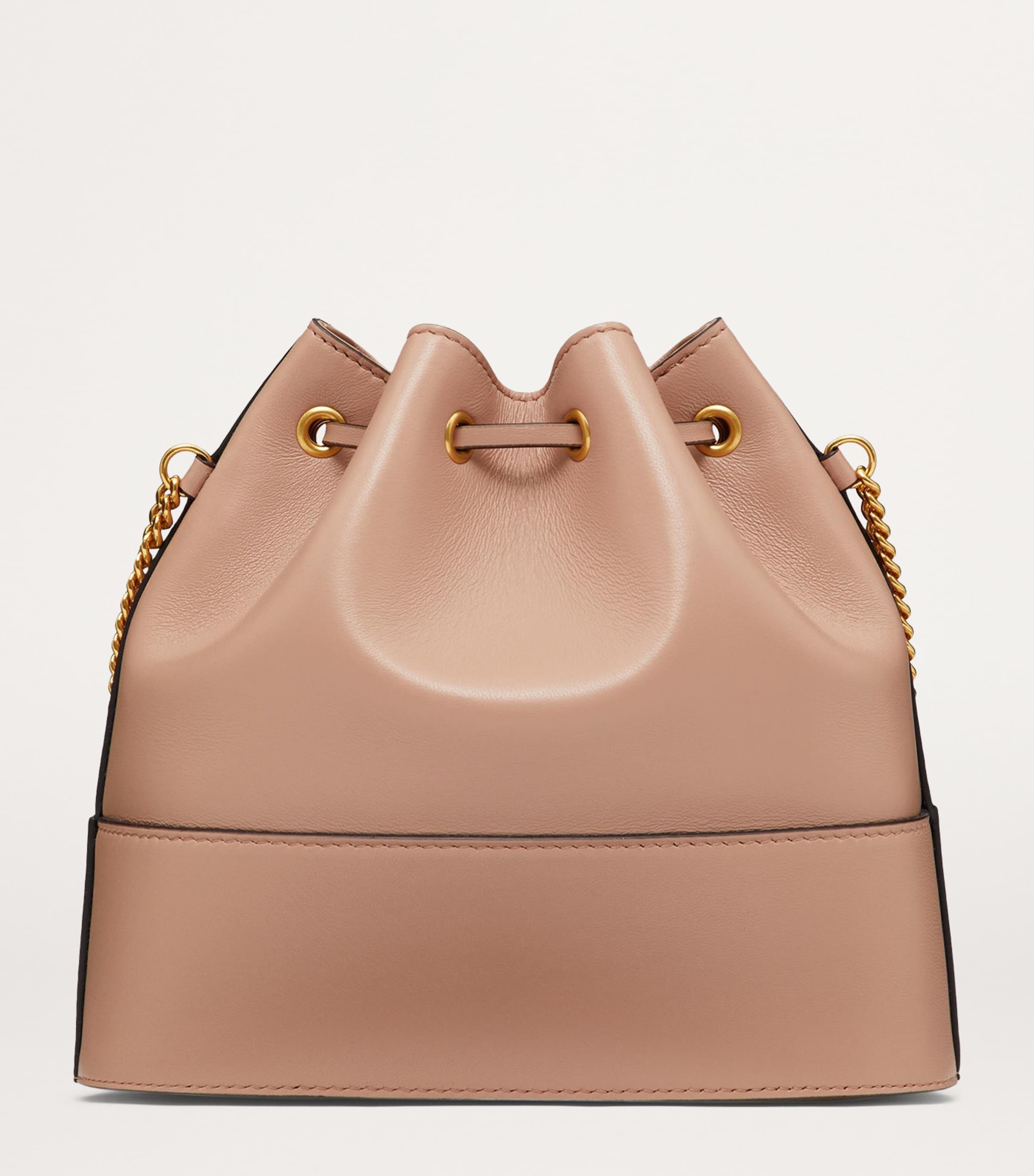 Valentino Garavani Leather VLogo Bucket Bag Image 3
