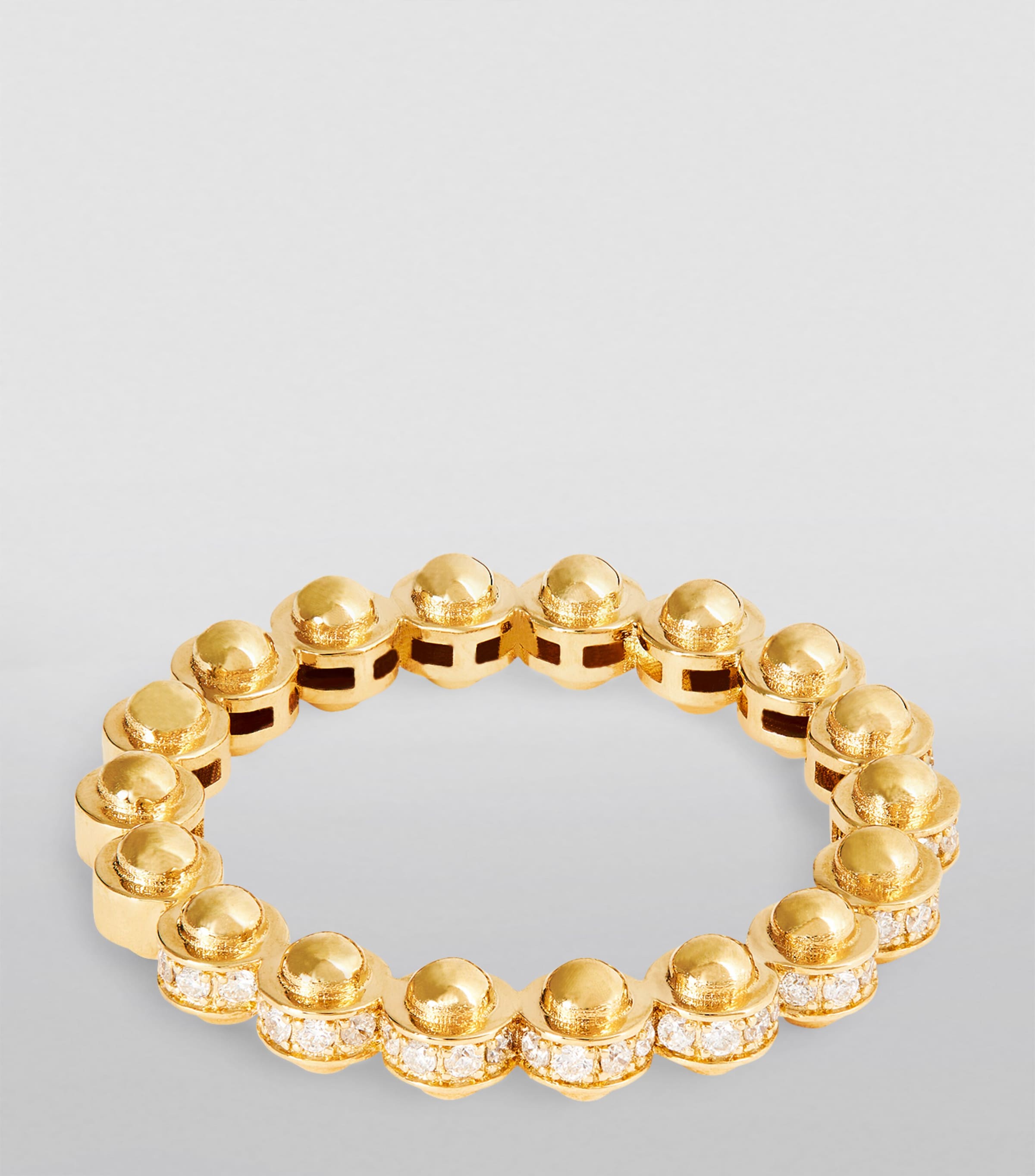 L'ATELIER NAWBAR Small Yellow Gold and Diamond The Gold Ring Yellow Gold Image 3