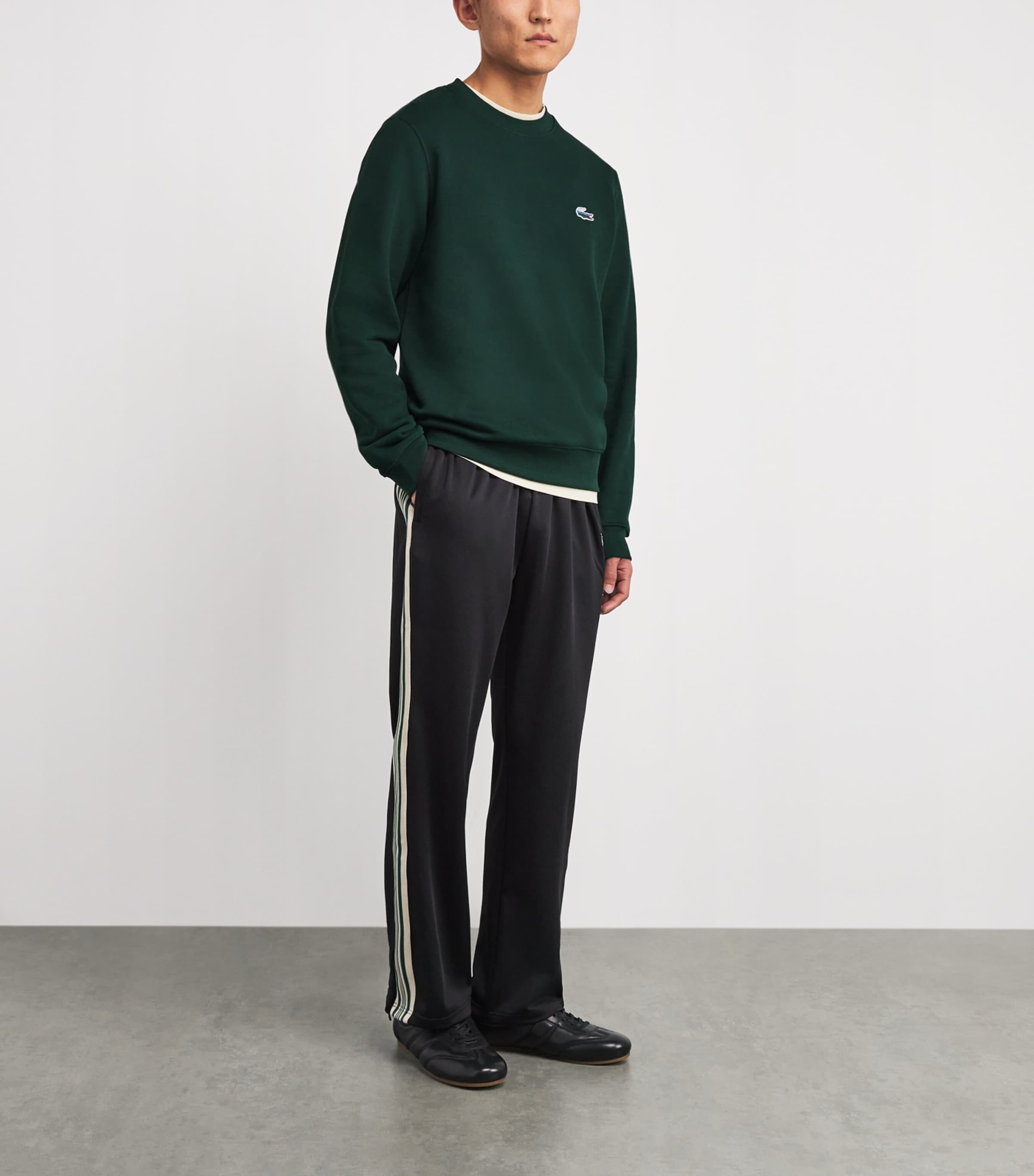 Cotton Logo Sweatshirt GREEN Image 2