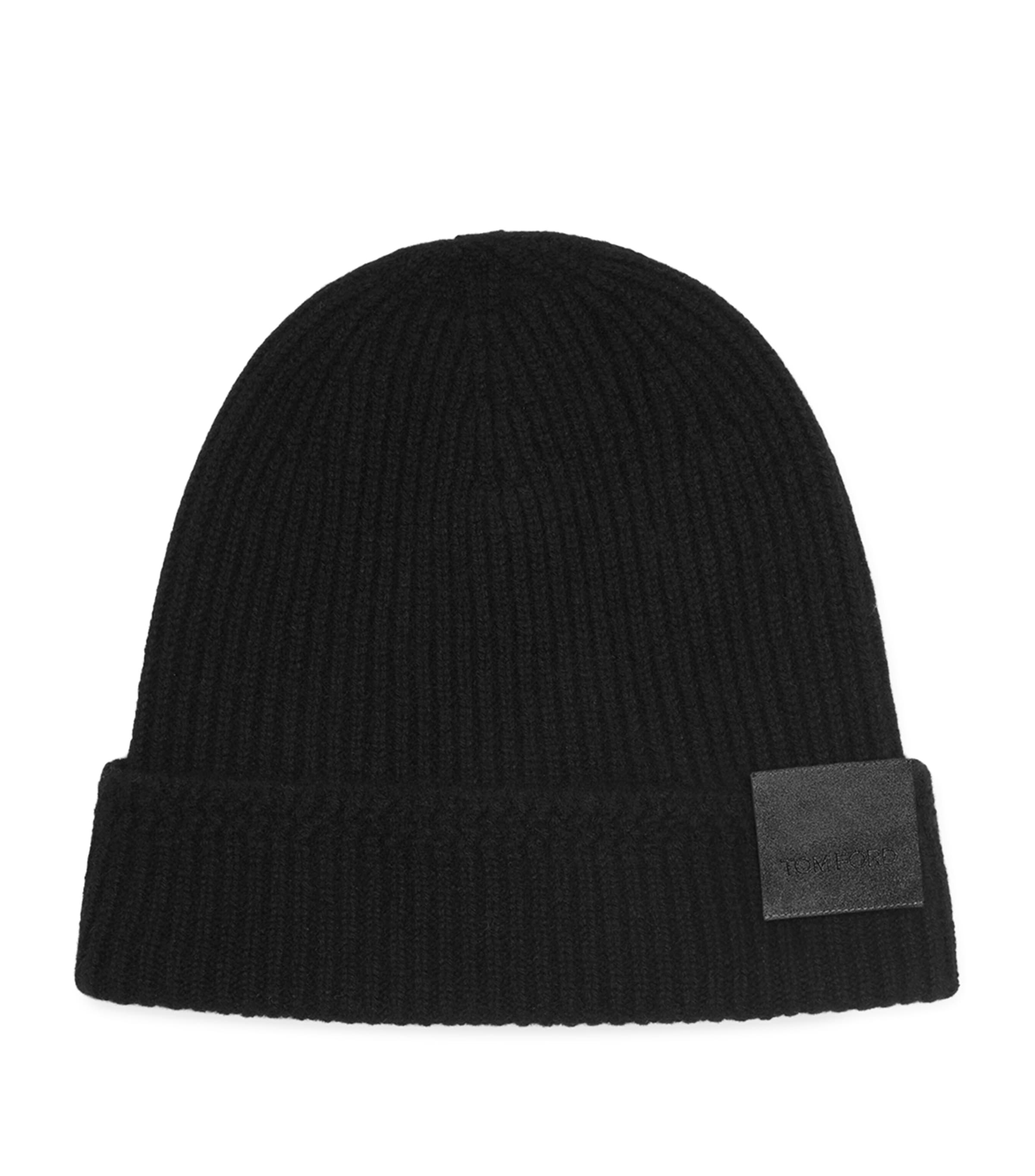 TOM FORD Cashmere Logo Beanie | Men Clothing | Knitwear | Cashmere | Men Accessories | Hats | Beanie Hats | Designers | Tom Ford
