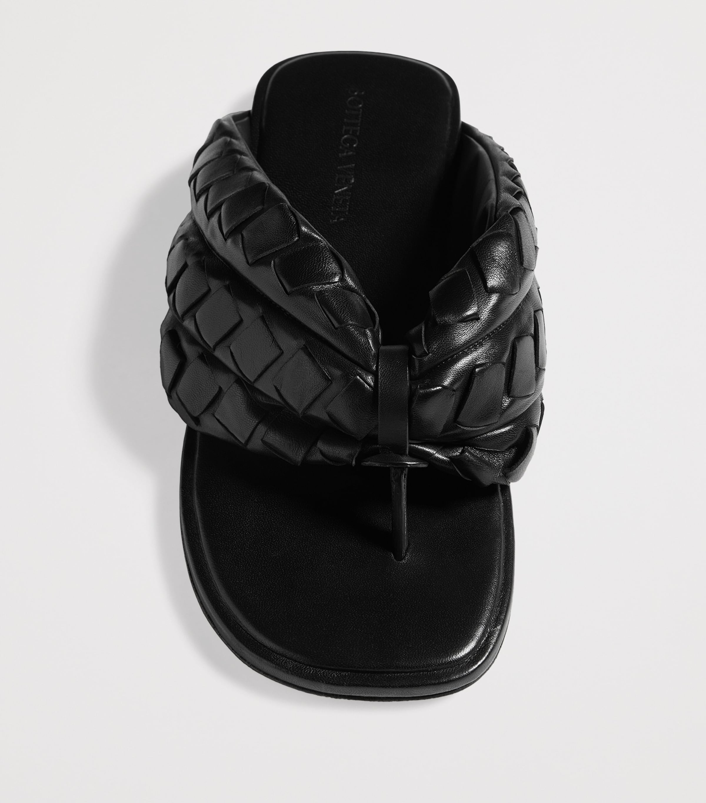 Bottega Veneta Lambskin Intrecciato Sandals Image 4