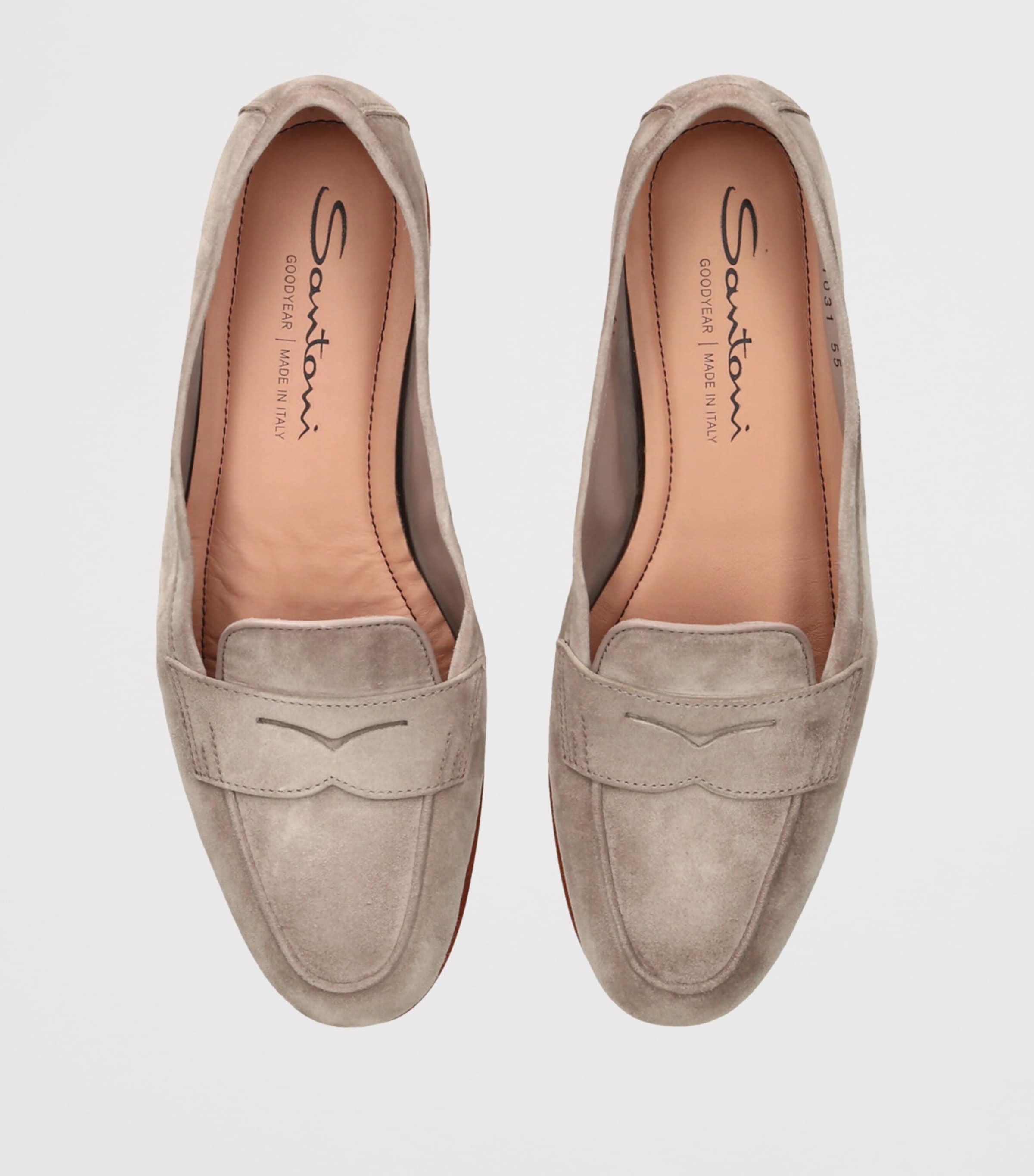Suede Carla Loafers TAUPE Image 4