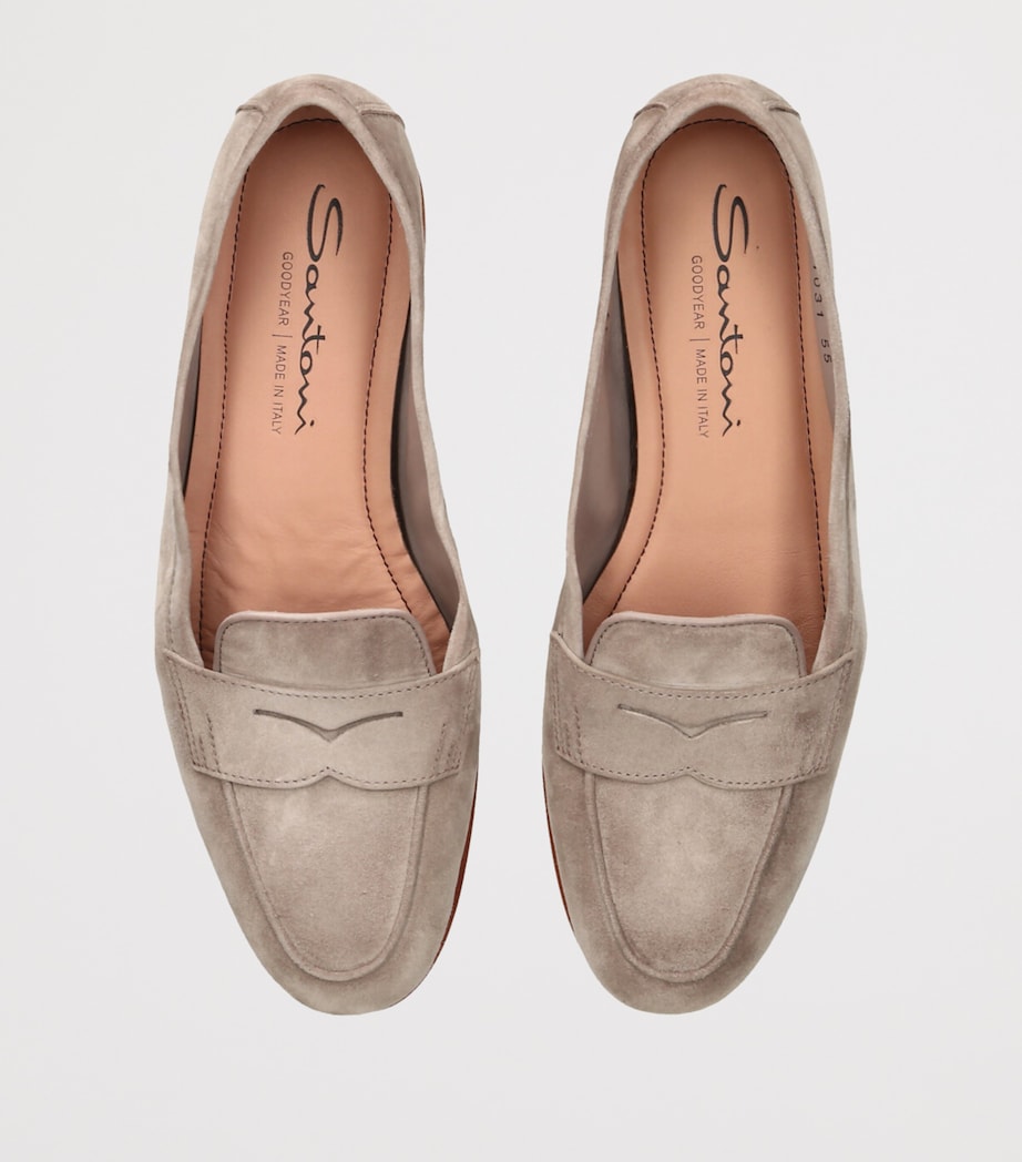 Suede Carla Loafers TAUPE Image 4