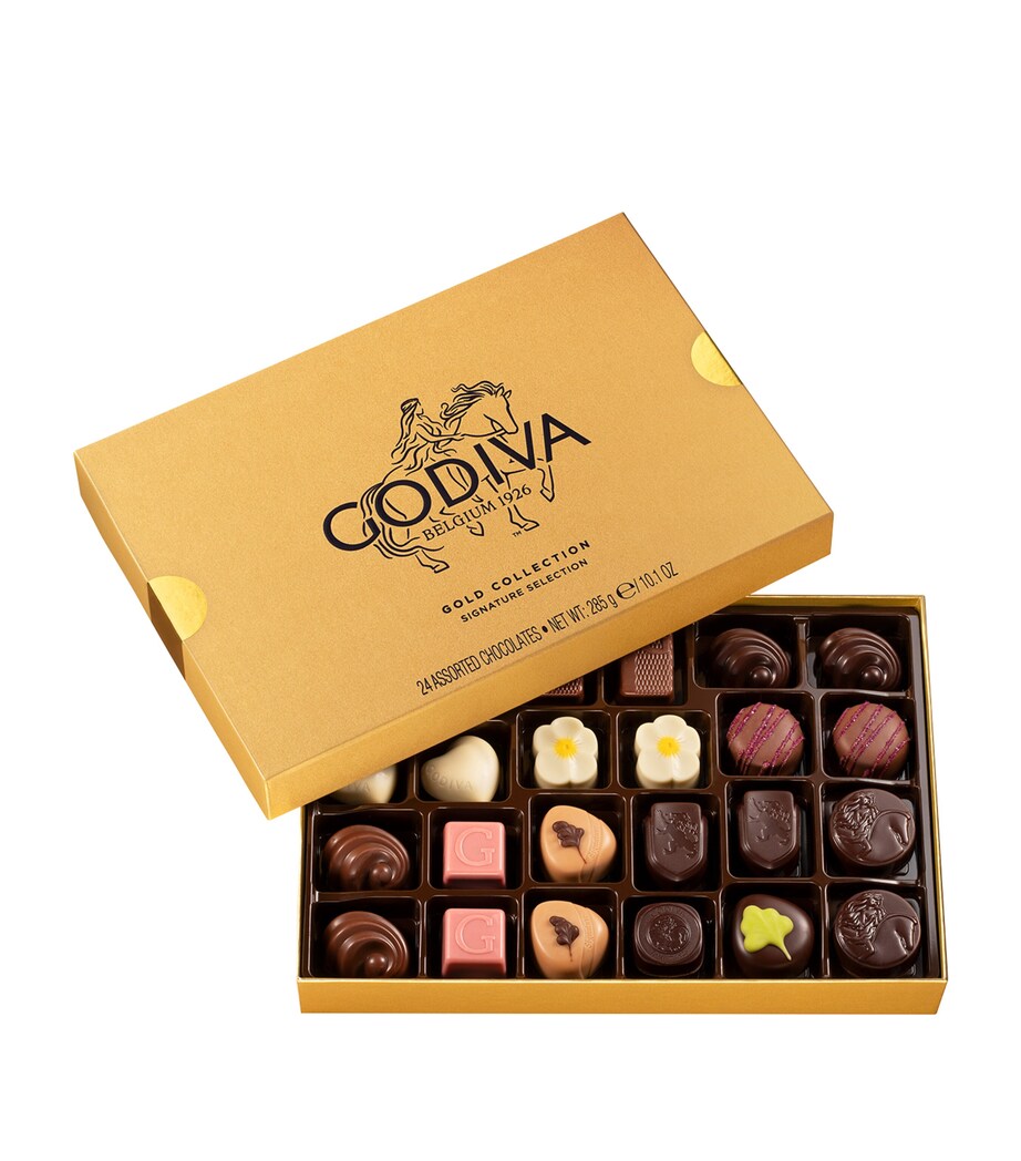 Godiva Gold Collection 24-Piece Selection Gift Box (285g) Image 1