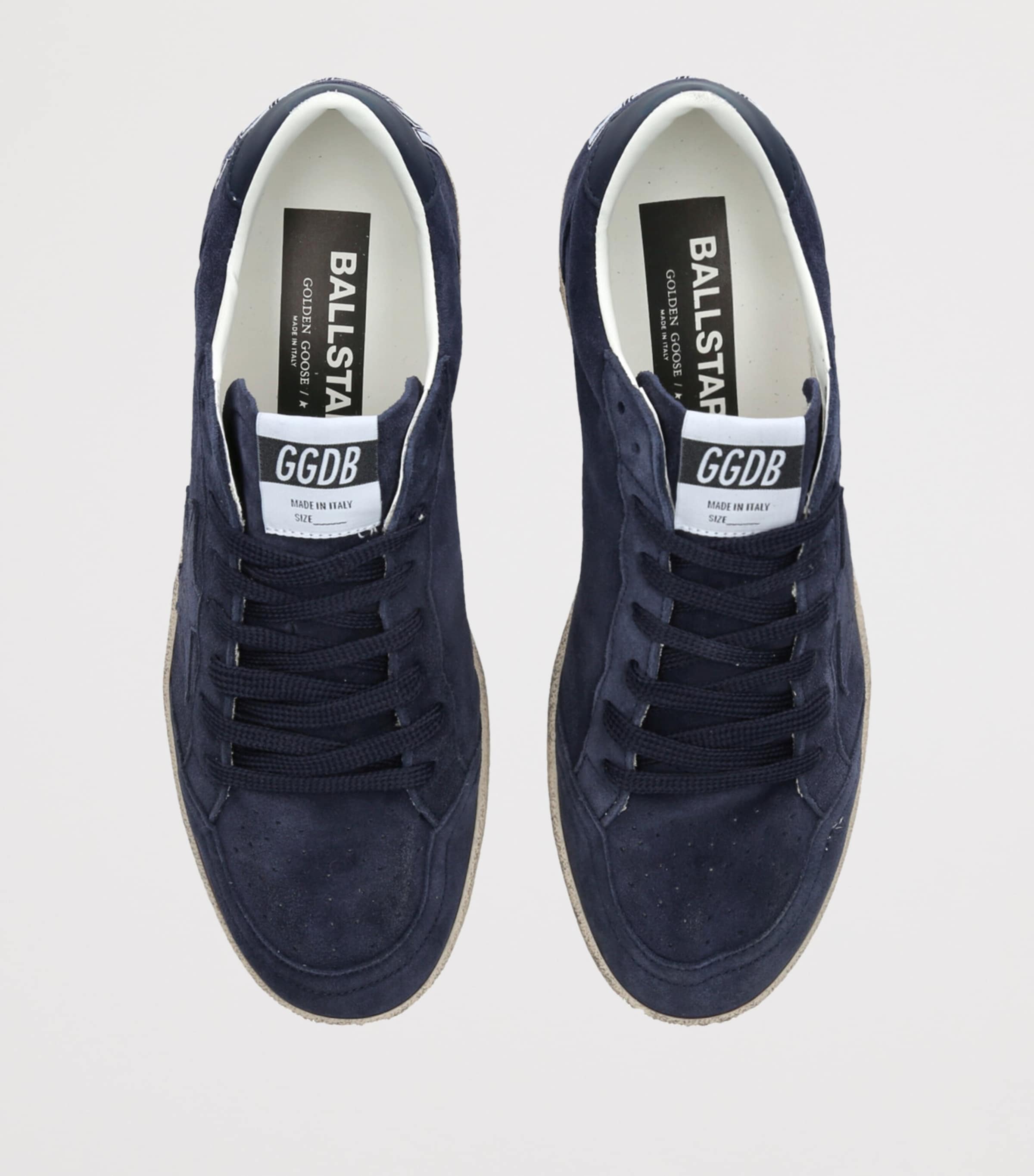 Golden Goose Suede Ball Star Sneakers Navy Image 4