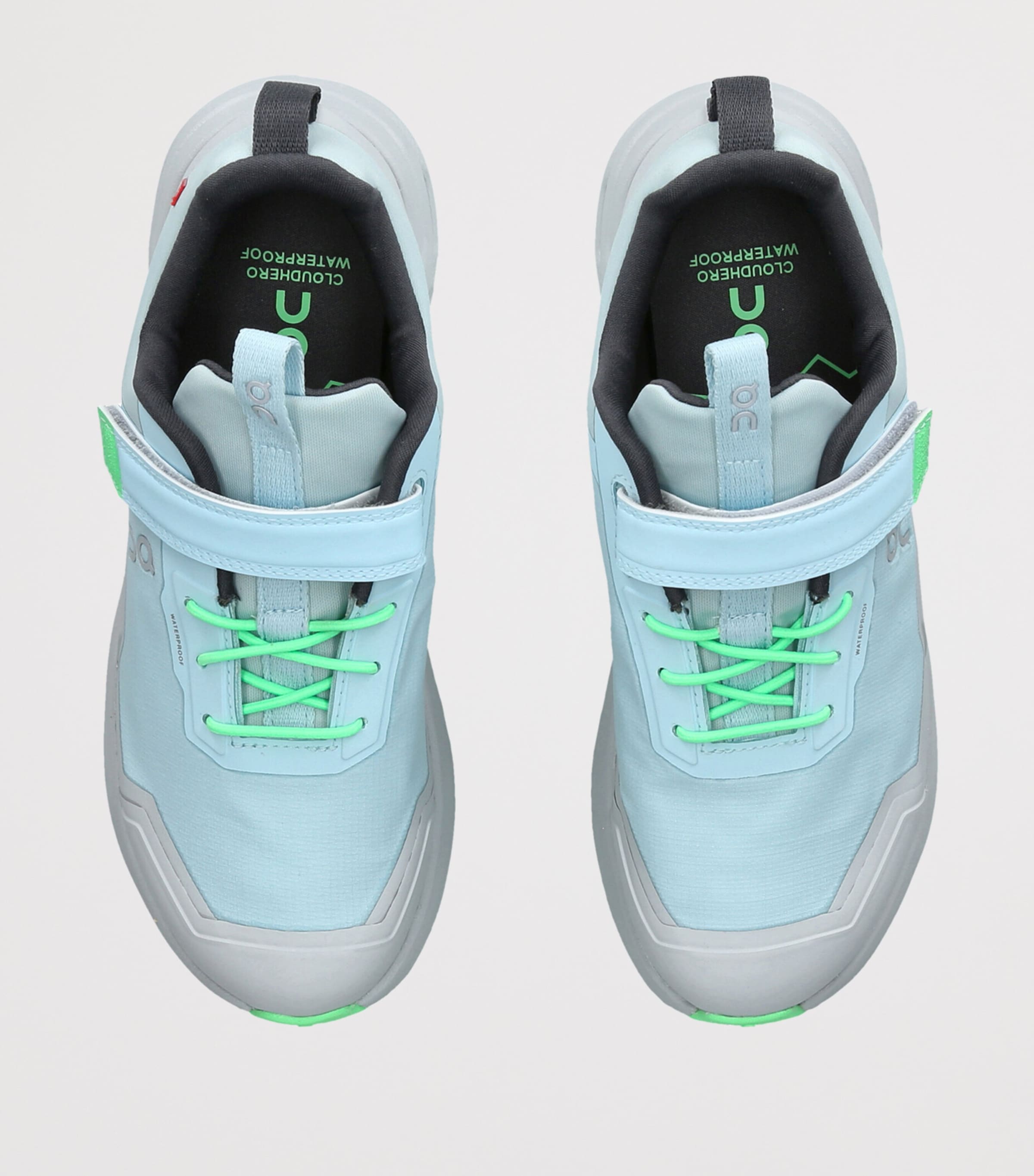 ON Running Cloudhero Waterproof Trainers Pale Blue Image 4