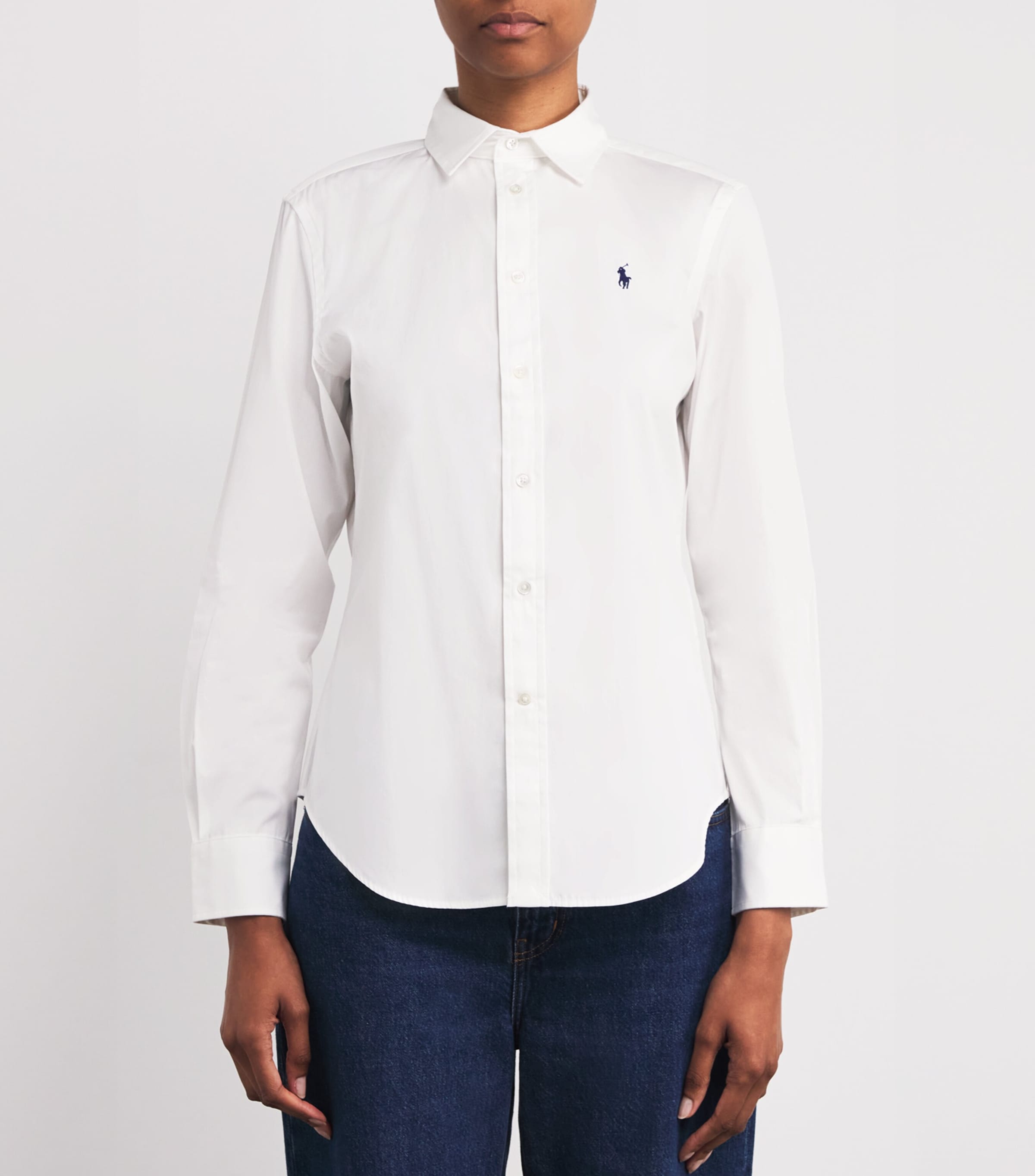 Polo Pony Long-Sleeve Shirt WHITE Image 3