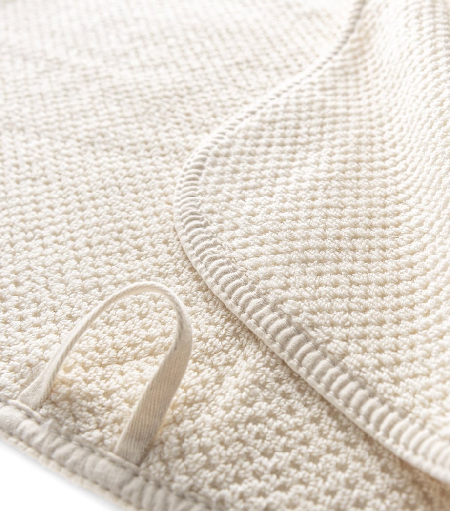 Bee Waffle Extra Large Hand Towel (50cm x 100cm) NATURAL Image 2