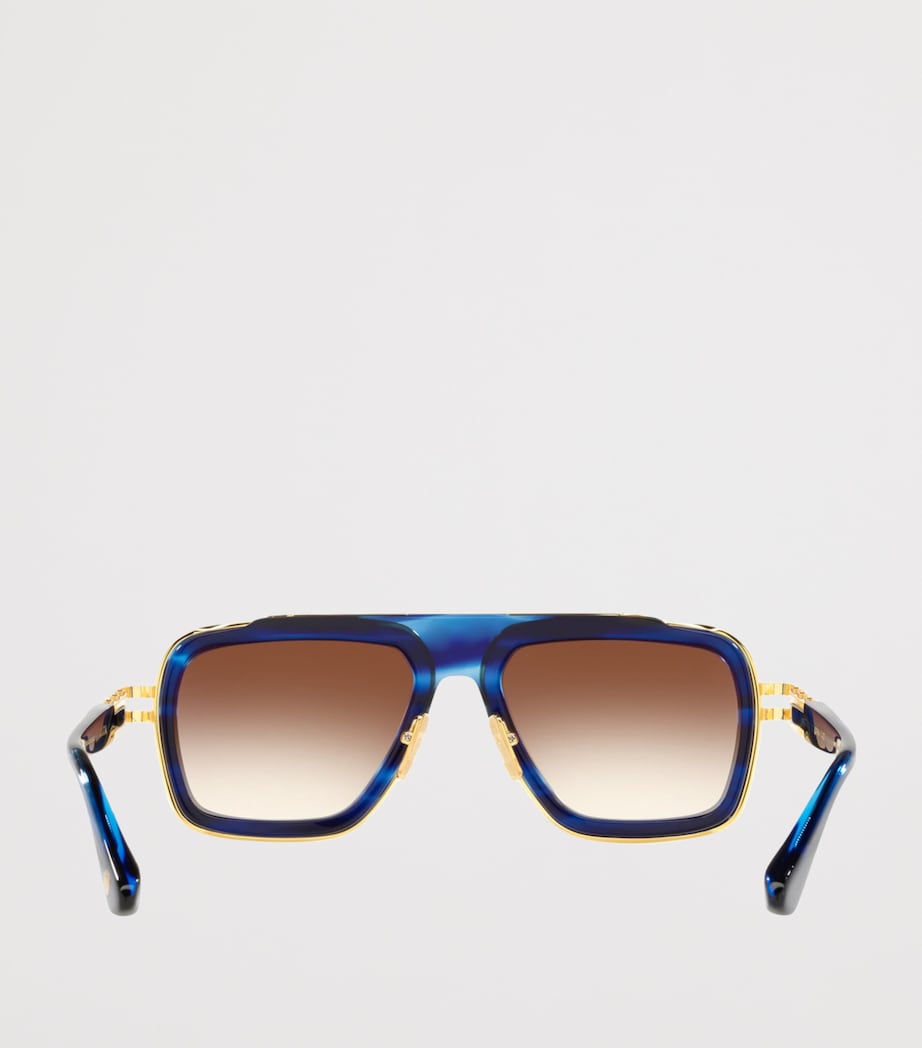 DITA LXN Evo Rectangle Sunglasses Blue Image 4