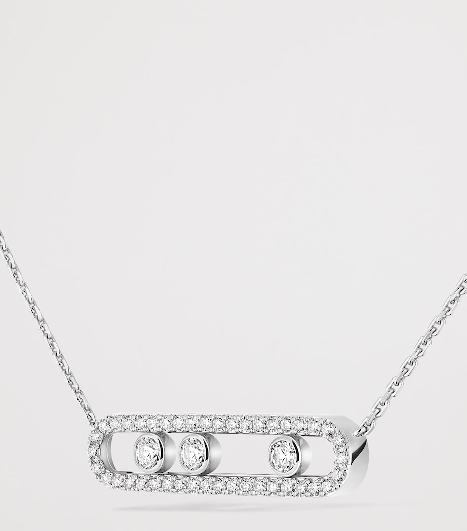 Messika Baby Move Classique White Gold and Diamond Necklace White Gold Image 3