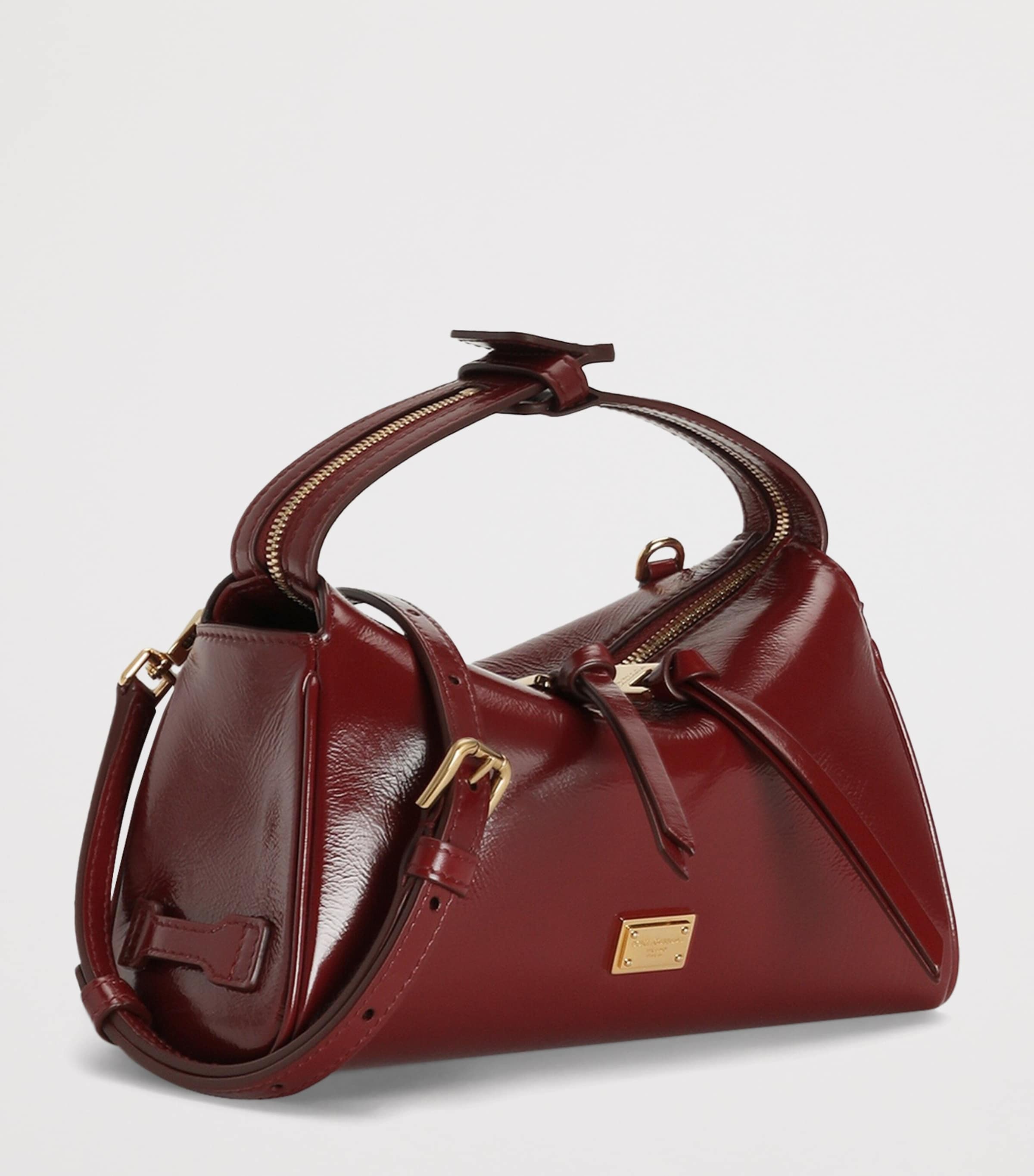 Dolce&Gabbana Calfskin Vittoria Shoulder Bag Tono Rosso Image 2