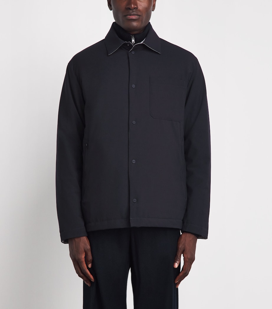 Herno Mens Reversible Shacket Blu Grgo Scro Image 4