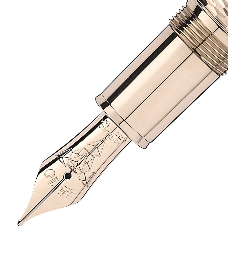 Gold-Plated Meisterstück Geometry Solitaire LeGrand Fountain Pen MULTI Image 4