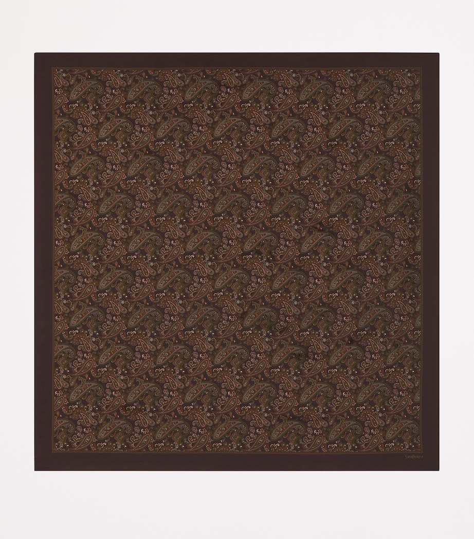 Silk Paisley Scarf 2565 Image 2