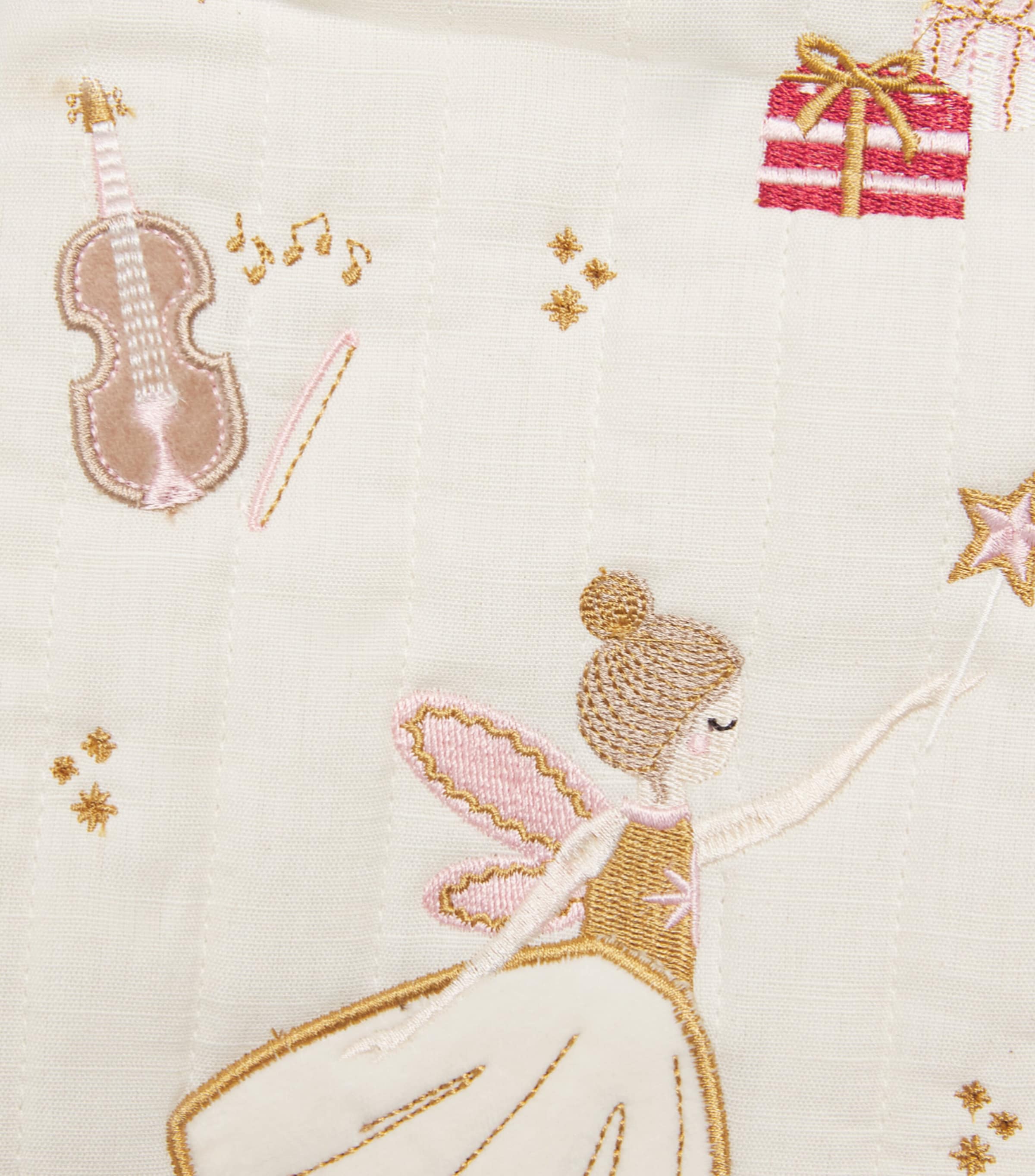 Avery Row Embroidered Christmas Stocking Spfsugar Plum Fairy Image 2