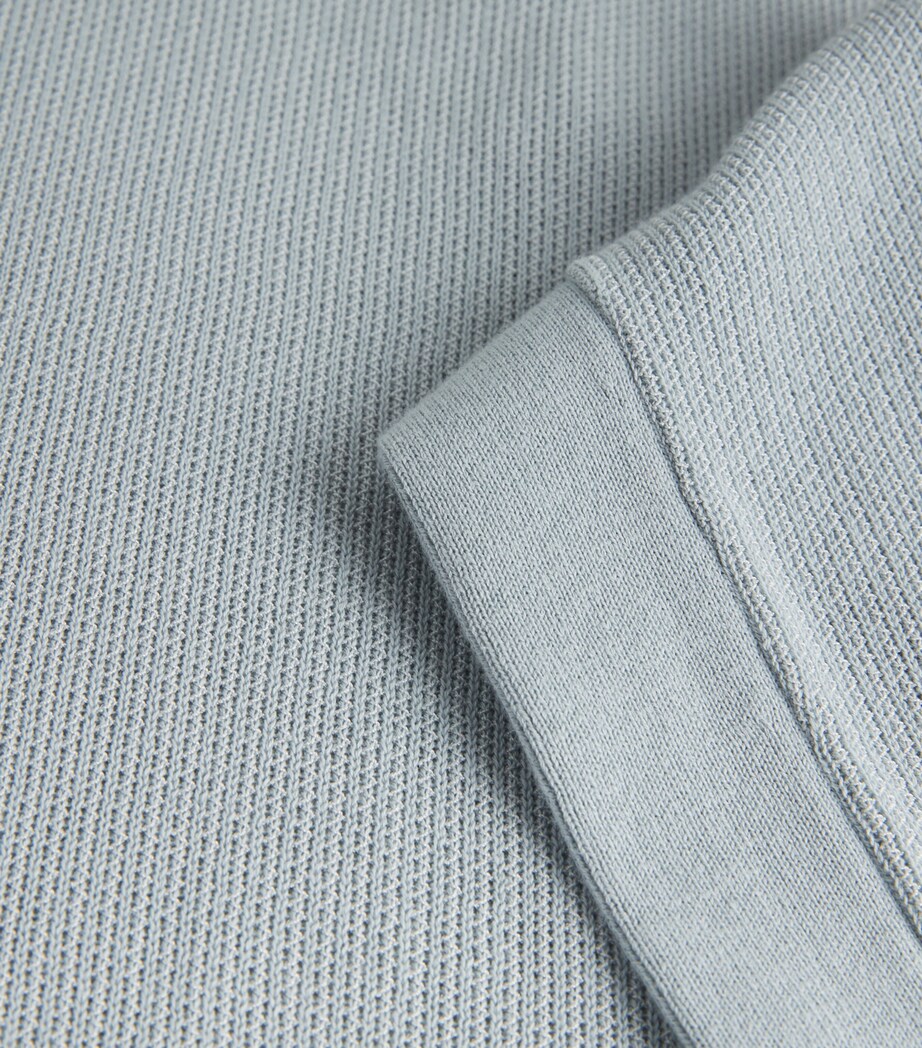 Cotton-Blend Sweatshirt LTBLUE Image 5