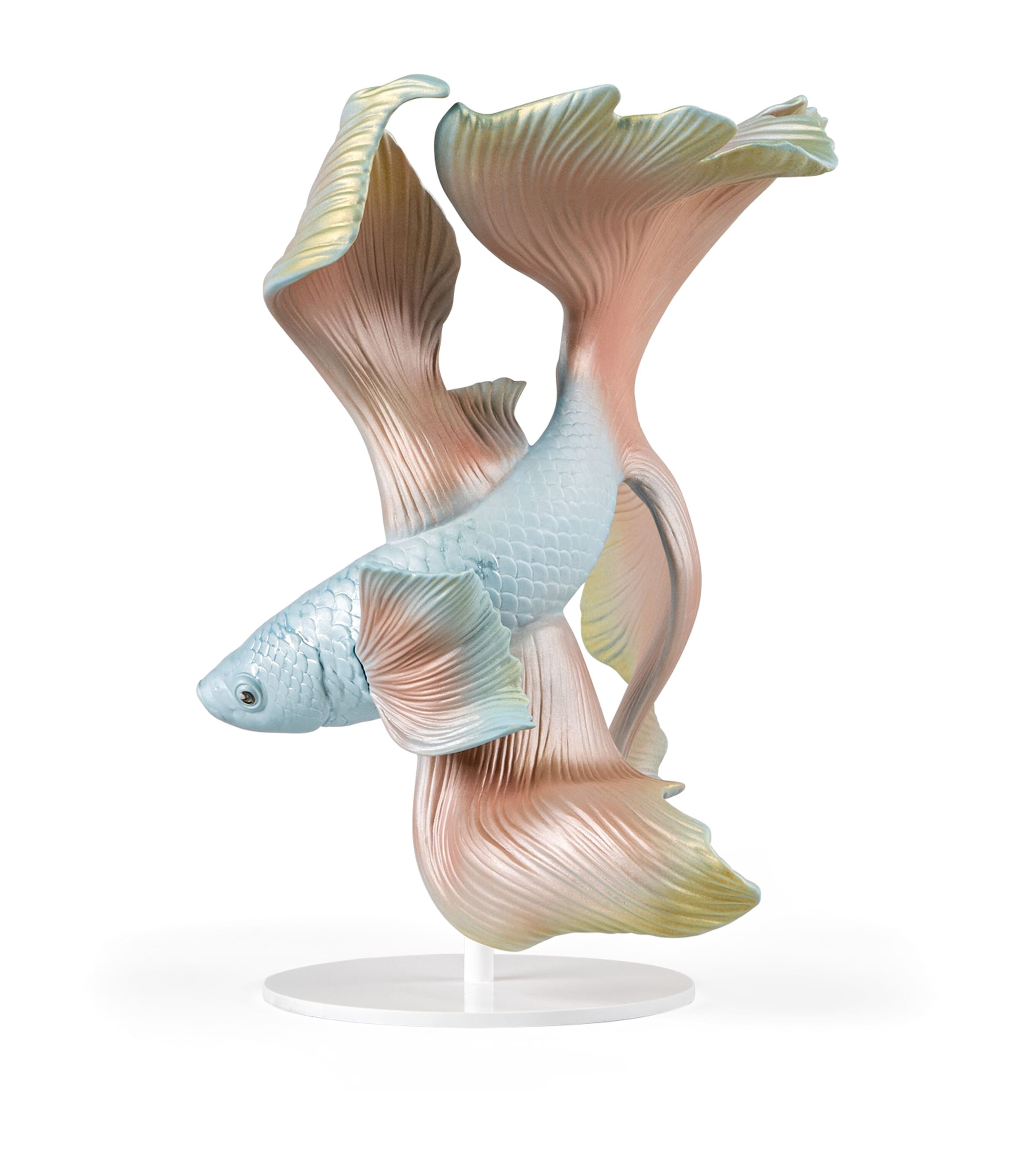 Porcelain Betta Fish Left Ornament NO COLOUR Image 3
