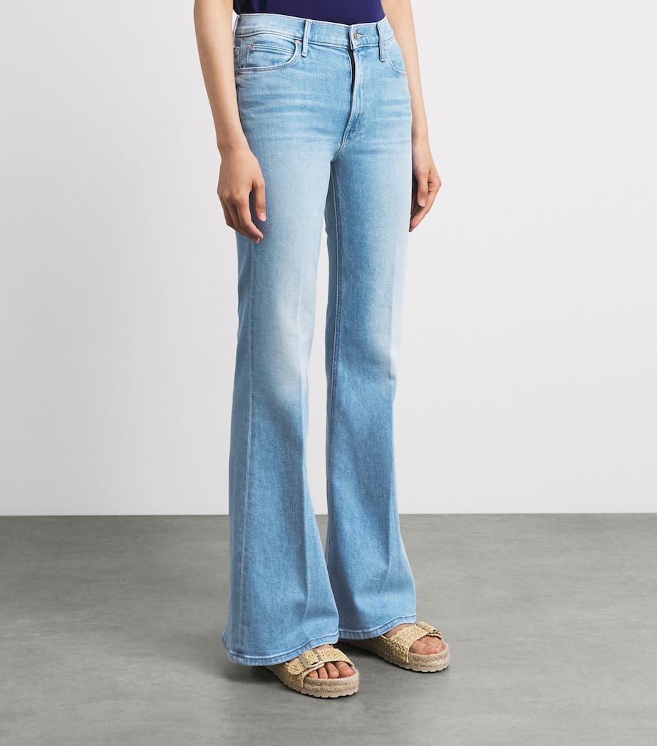 MOTHER Womens The Doozy Flared Jeans Room Service Image 4