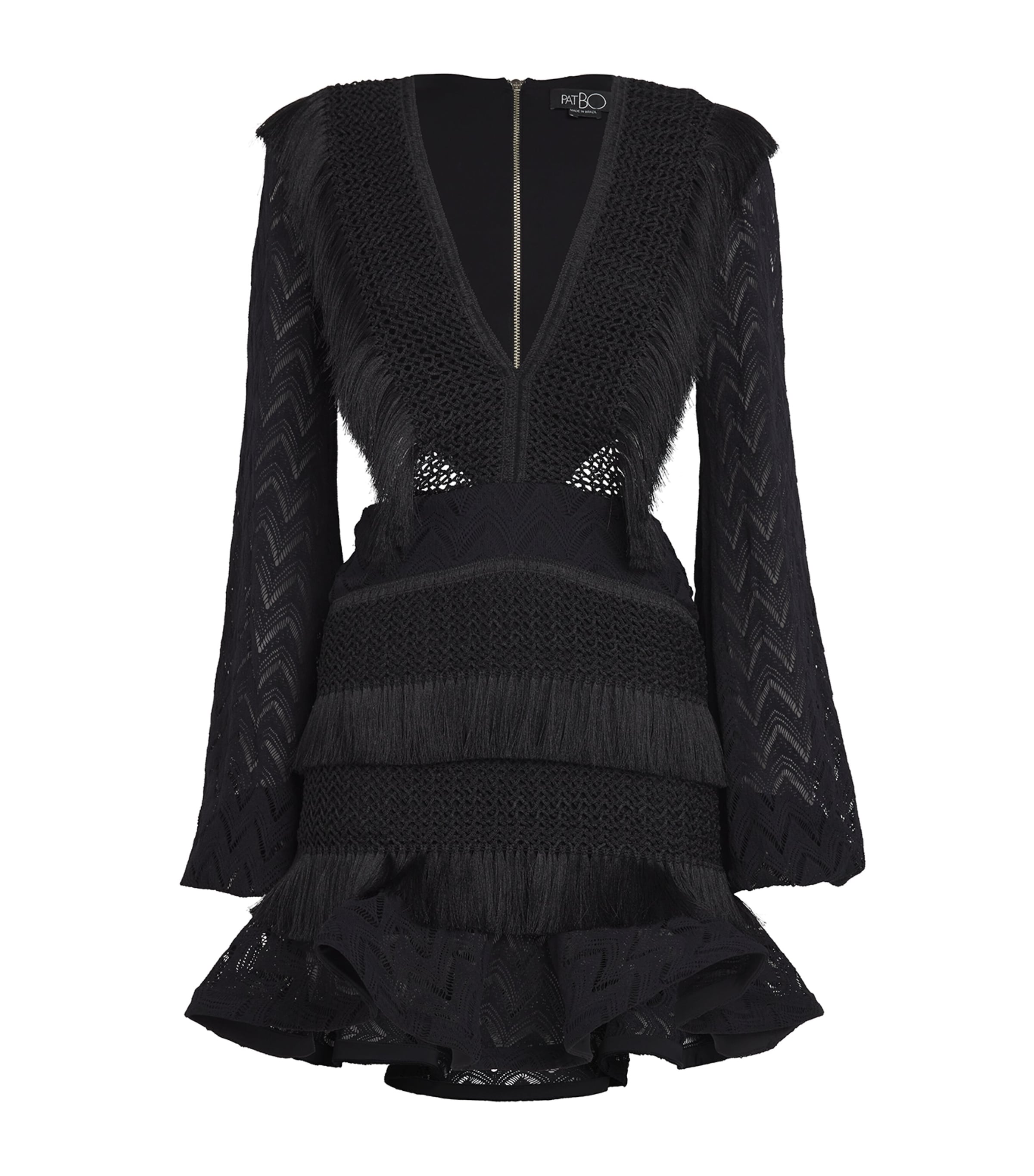 Patbo Cut-out Mini Dress In Black