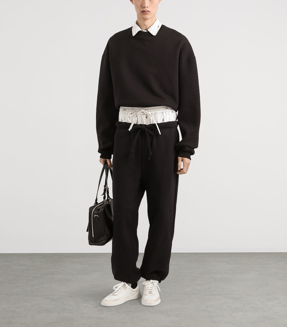 Cotton Sweatpants N0000 BLACK Image 2