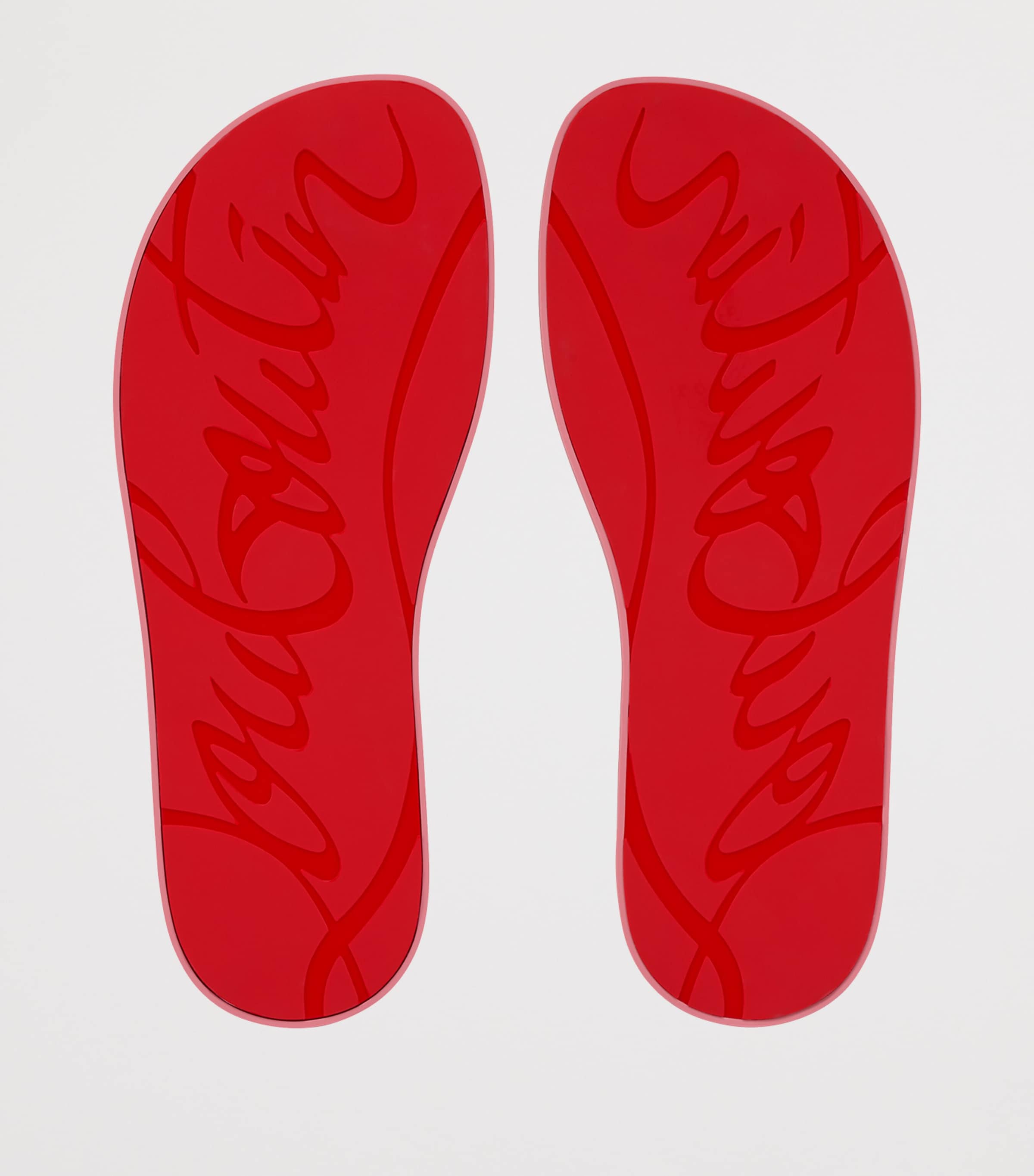 Christian Louboutin The Christian Louboutin Summer Flat Rubber Sandals Image 5