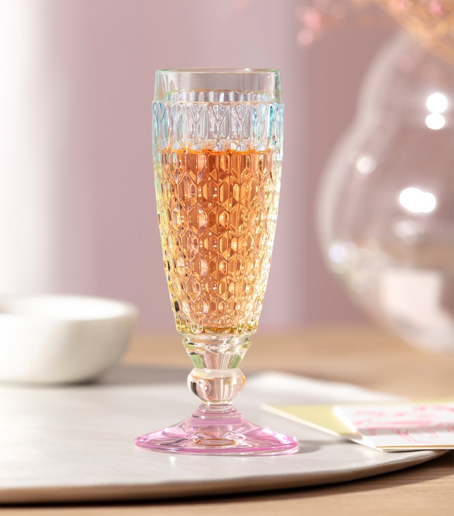 Set of 4 Boston Pearl Champagne Glasses (120ml) MULTI Image 2