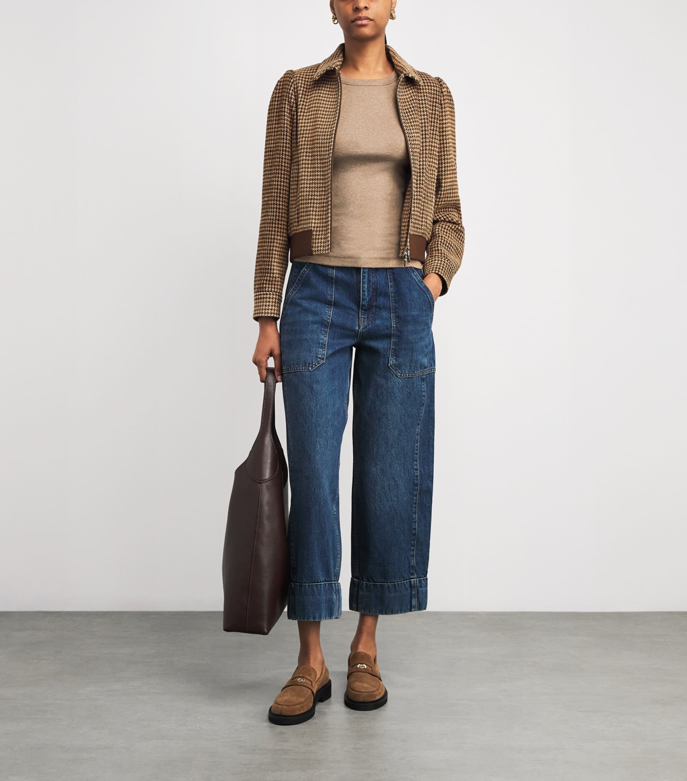 Organic Cotton-Blend Tank Top CAMEL MELANGE Image 2