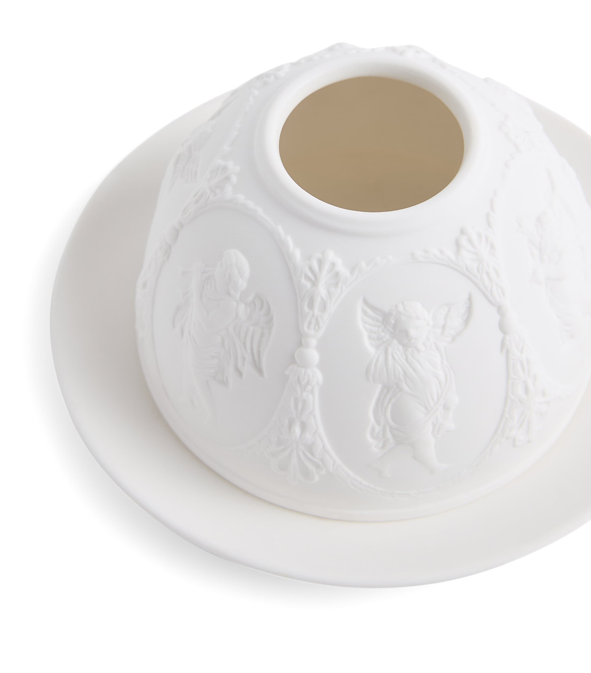 Cherub Lithopane WHITE Image 3