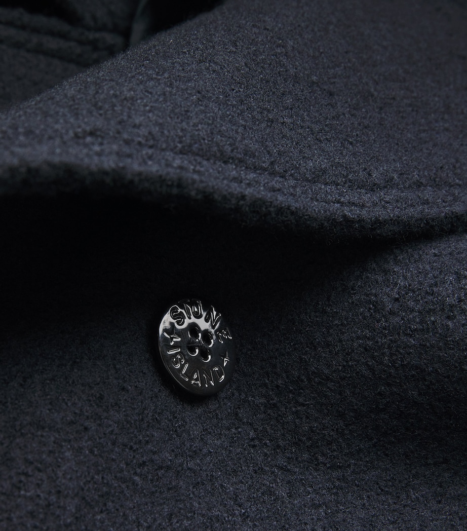 Wool Felted Compass Pea Coat V0020 Image 5