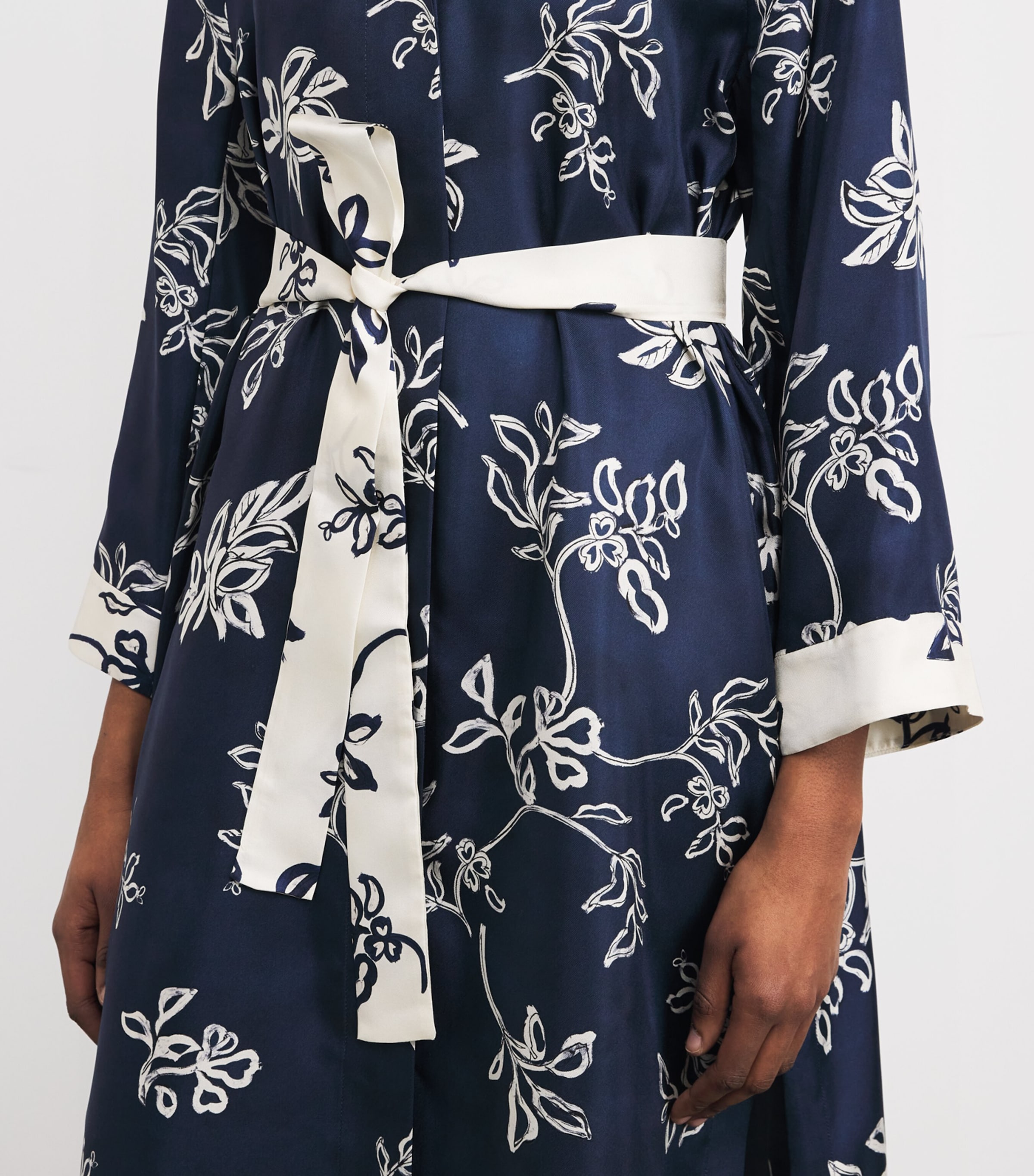 ワンピース S MAX MARA Timeo kaftan silk dress with floral print Timeo kaftan silk dress with floral print 'S MAX MARA